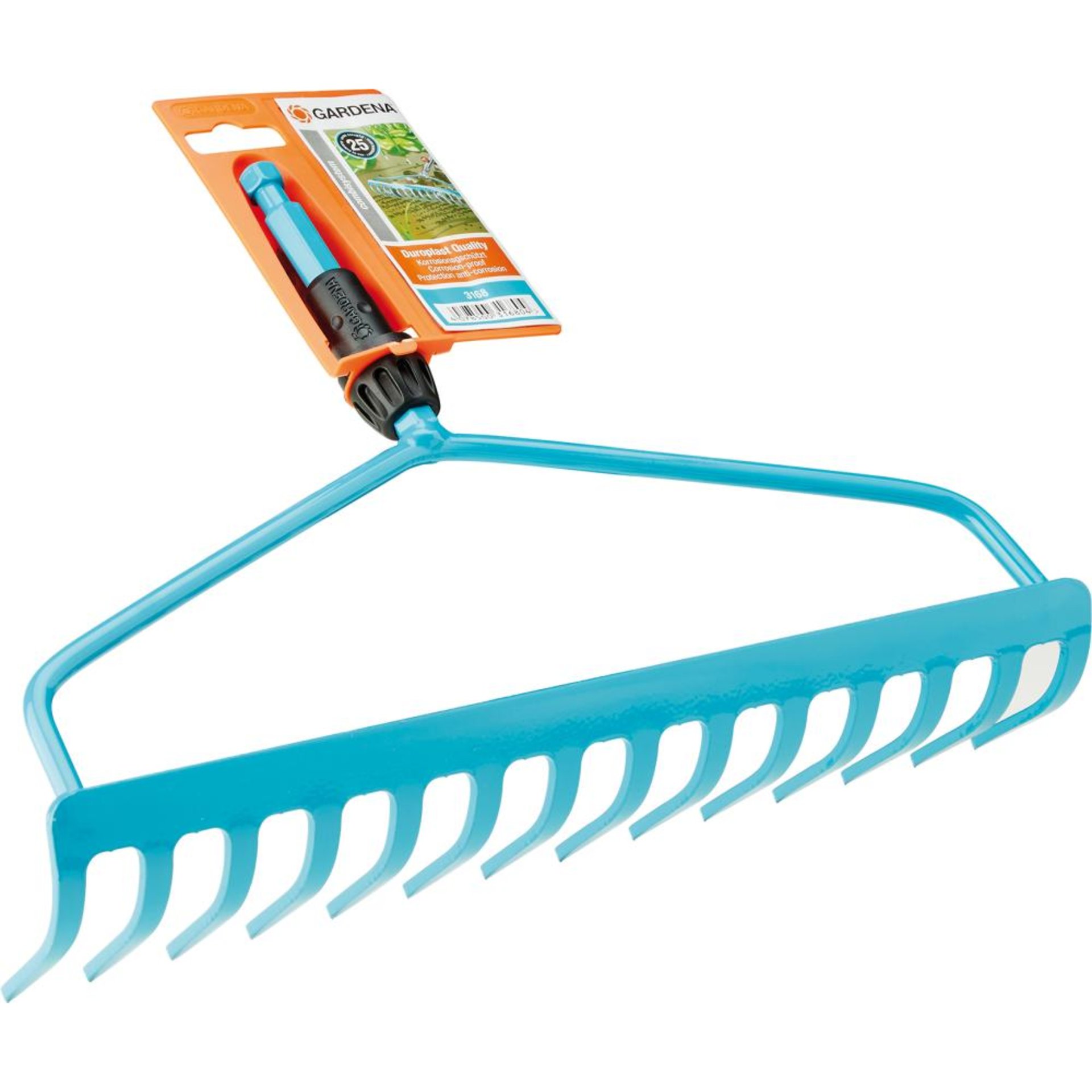 CS.-Bügelrechen 14 Zinken, 36 cm breit Gardena