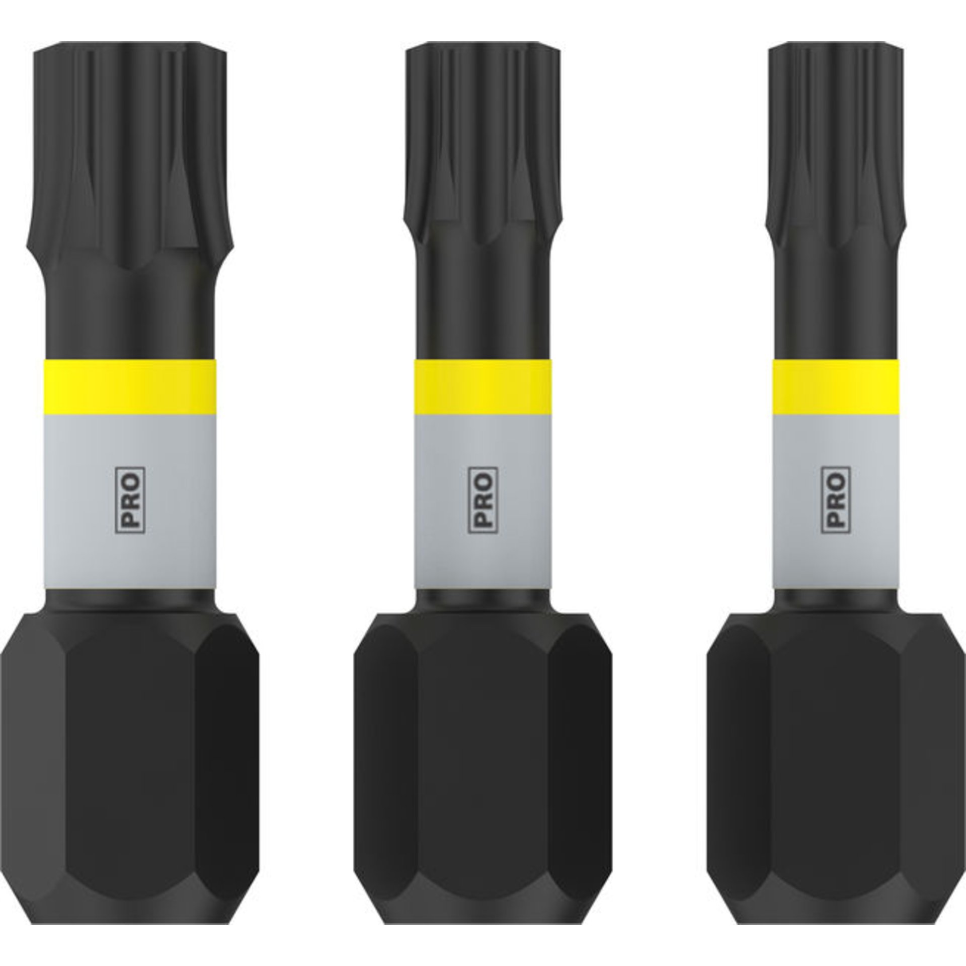 PRO T Impact Bit Set, 25 mm, 3-tlg