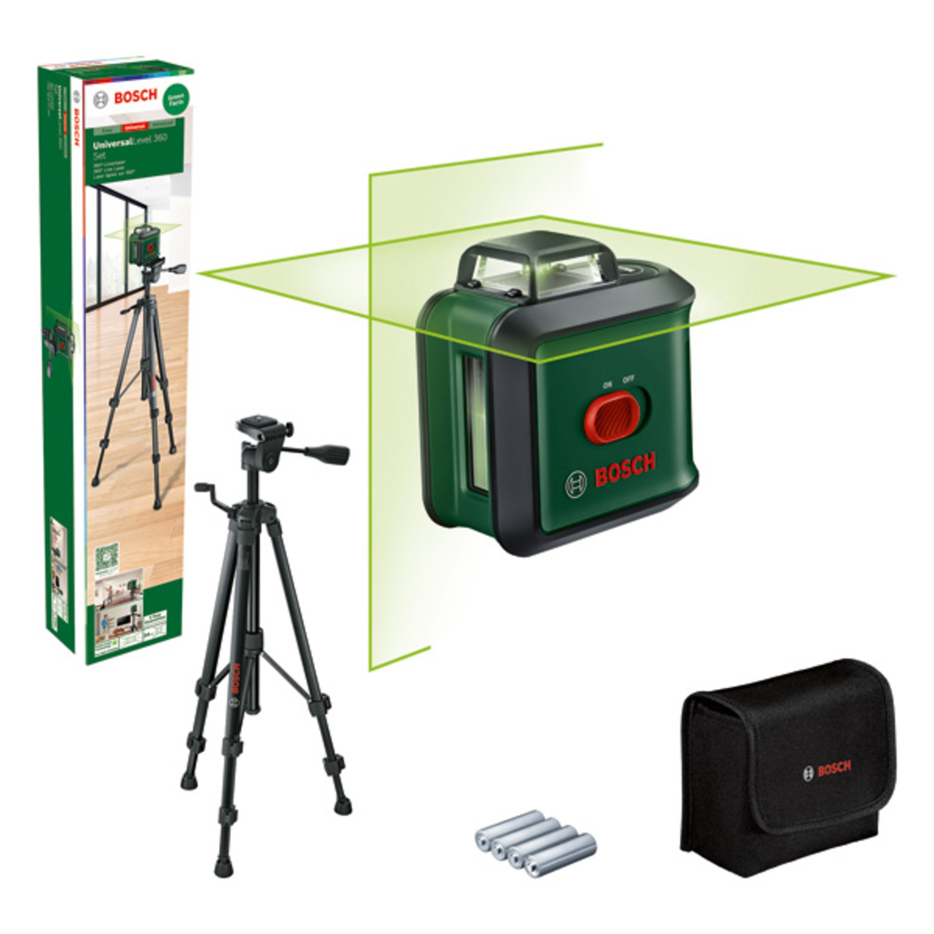 Kreuzlinien-Laser UniversalLevel 360 Set