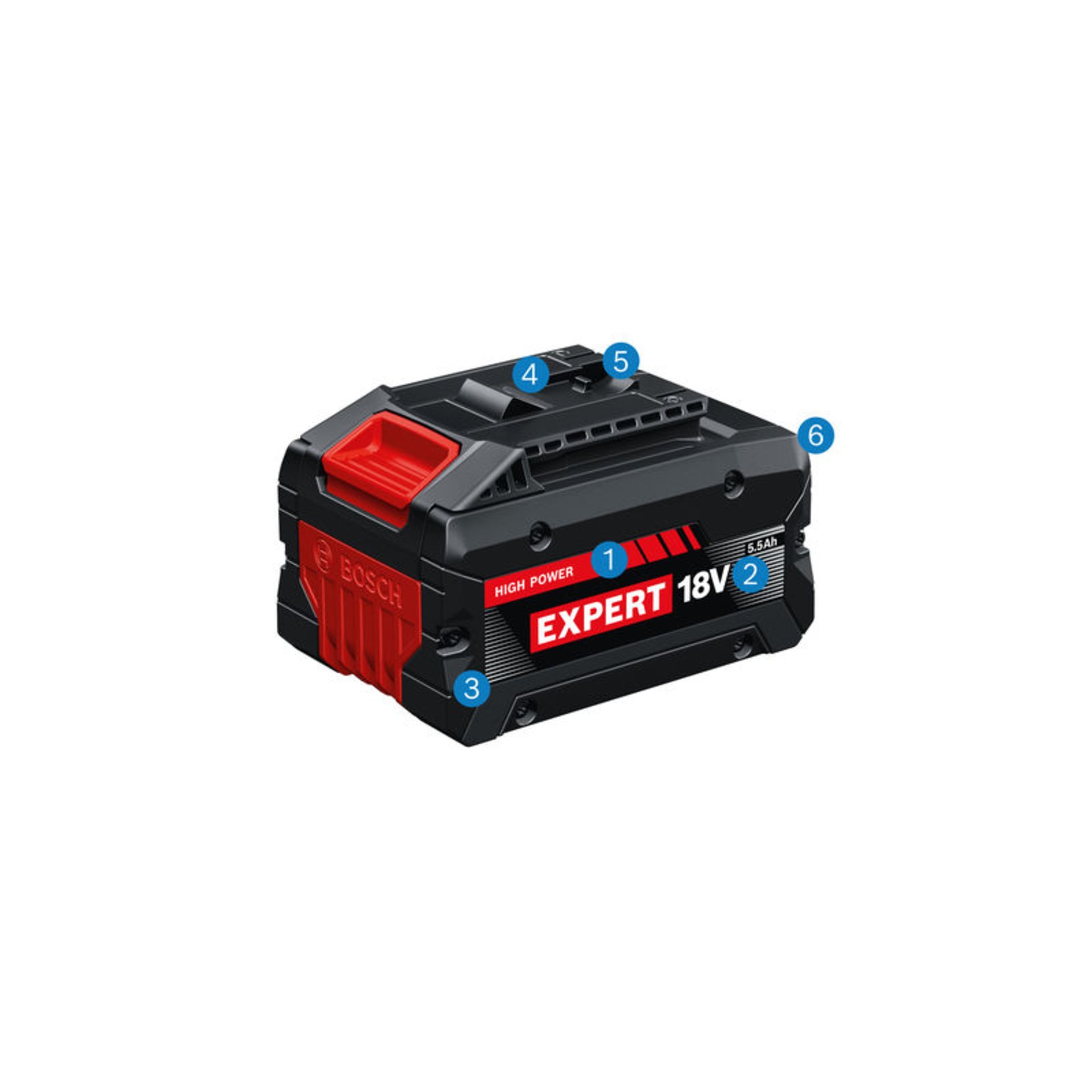 Akkupack 4x EXBA18V-55