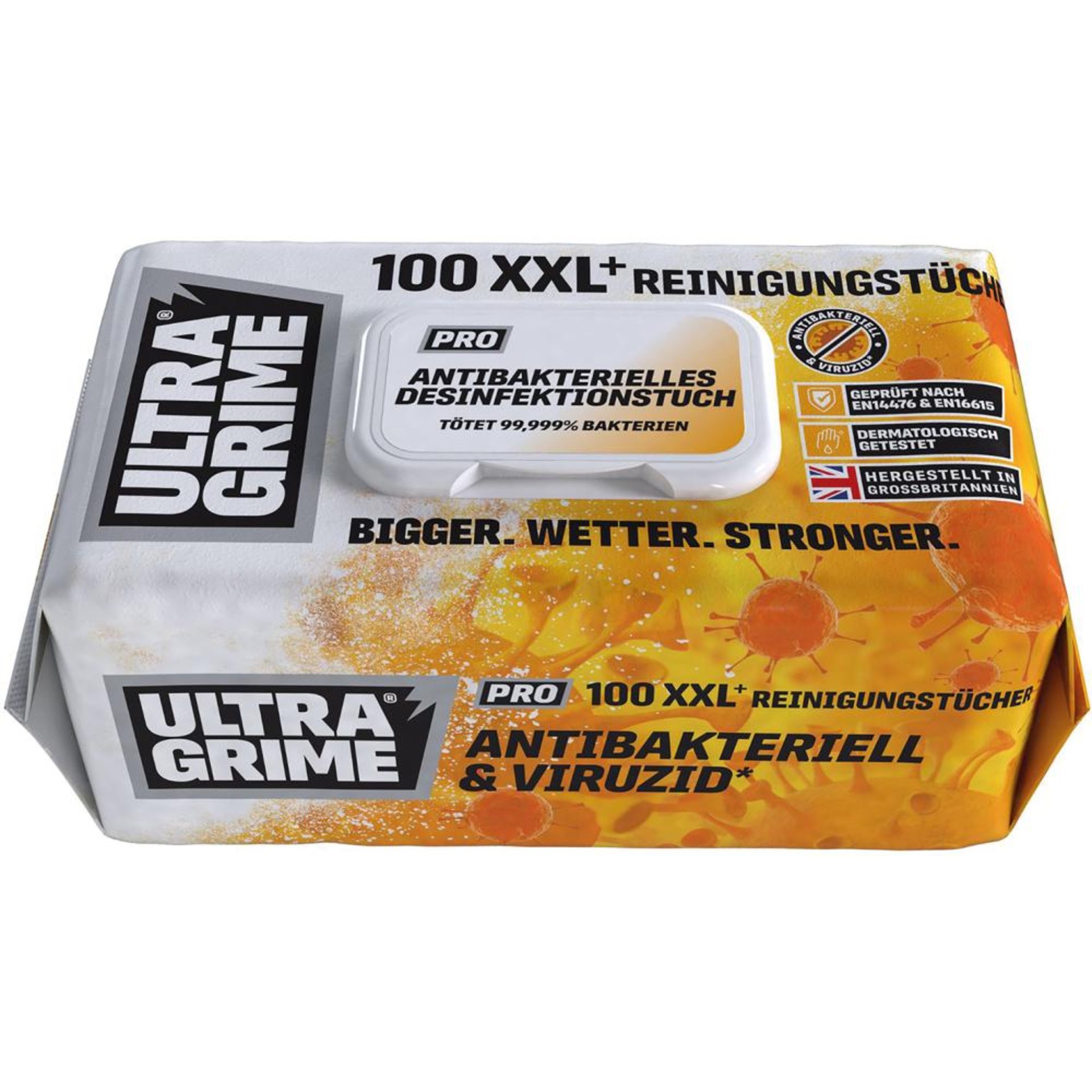 Antibakt.Desinfektions- tuch,100 Tücher / Pack Profigroßpackung