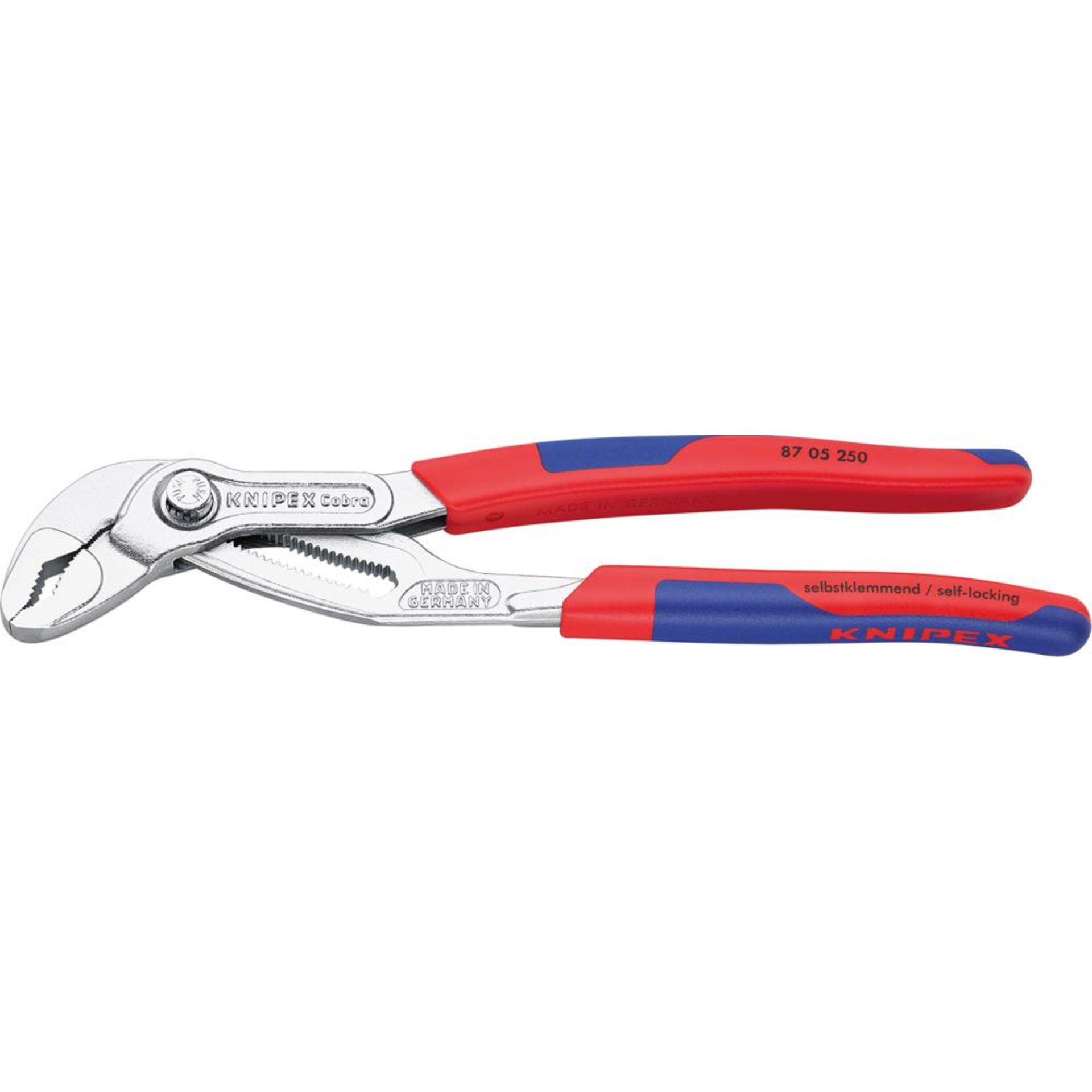 Wasserpumpenzange Cobra mit Mehrkomponenten-Griffen 250mm KNIPEX
