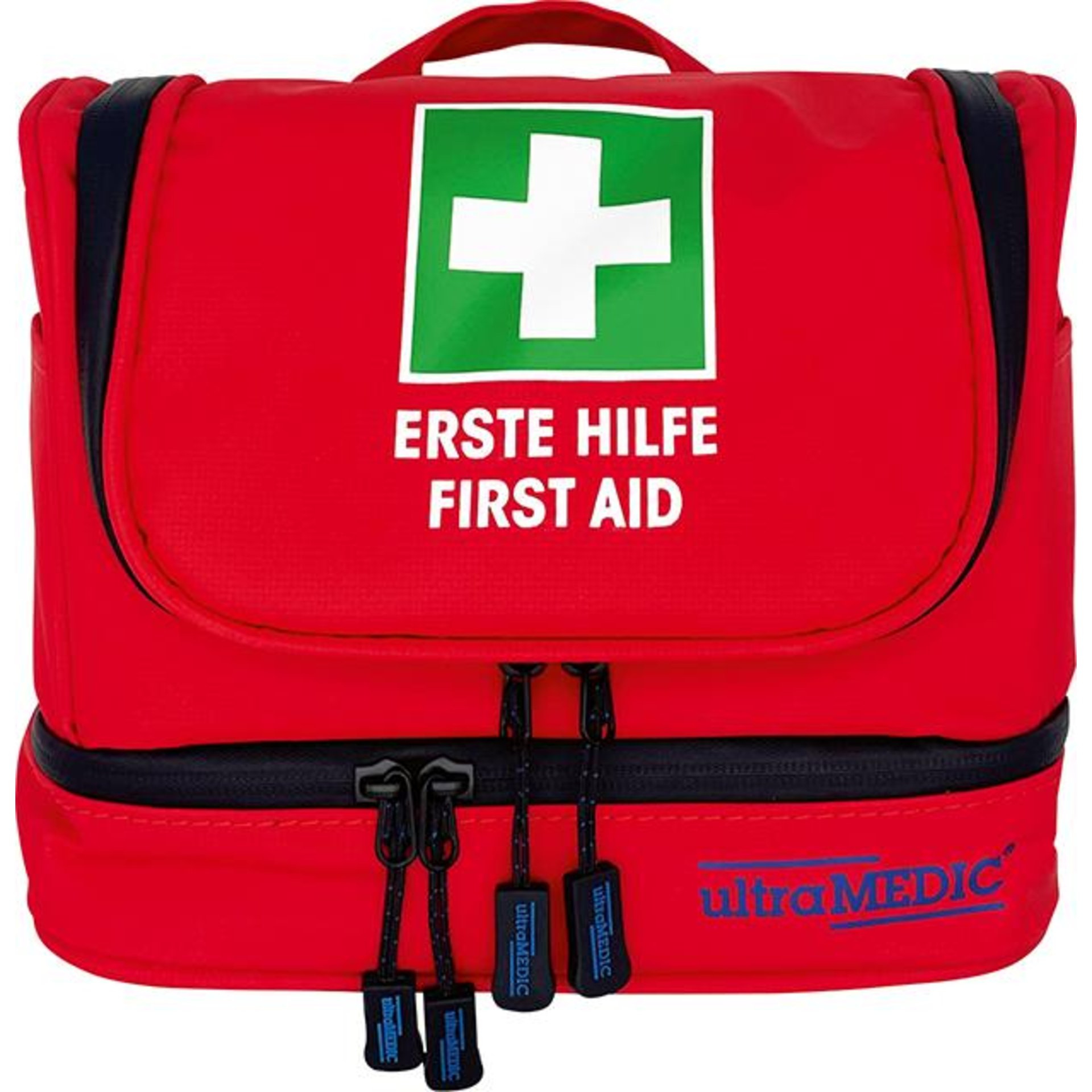 Erste Hilfe Tasche, ultraPOUCH,rot mit Füllung DIN 13157 mit FIDLOCK Magnet