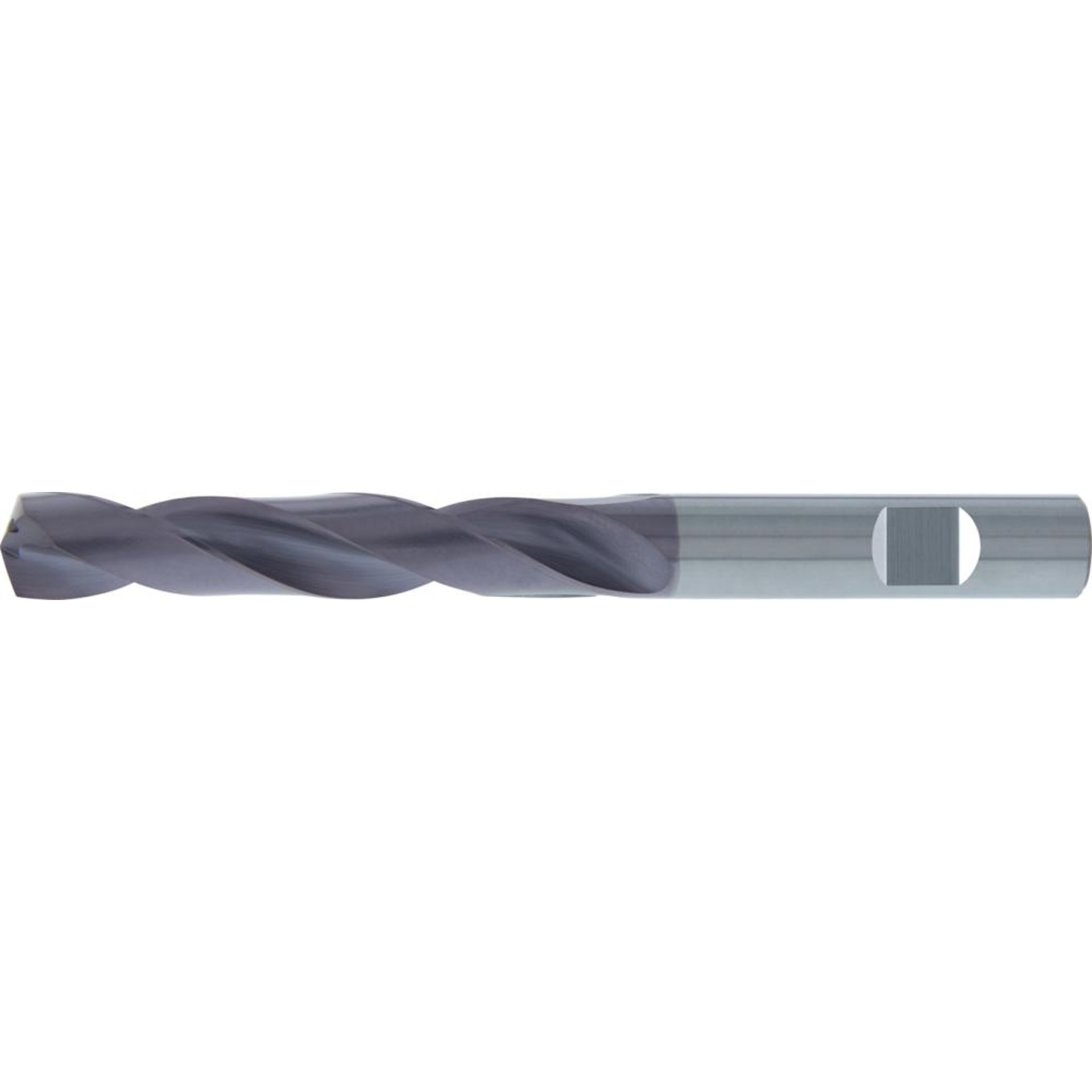 Spiralbohrer VHM TiAlN Typ UNI Schaft HB Innenkühlung 5xD 6,4mm FORTIS