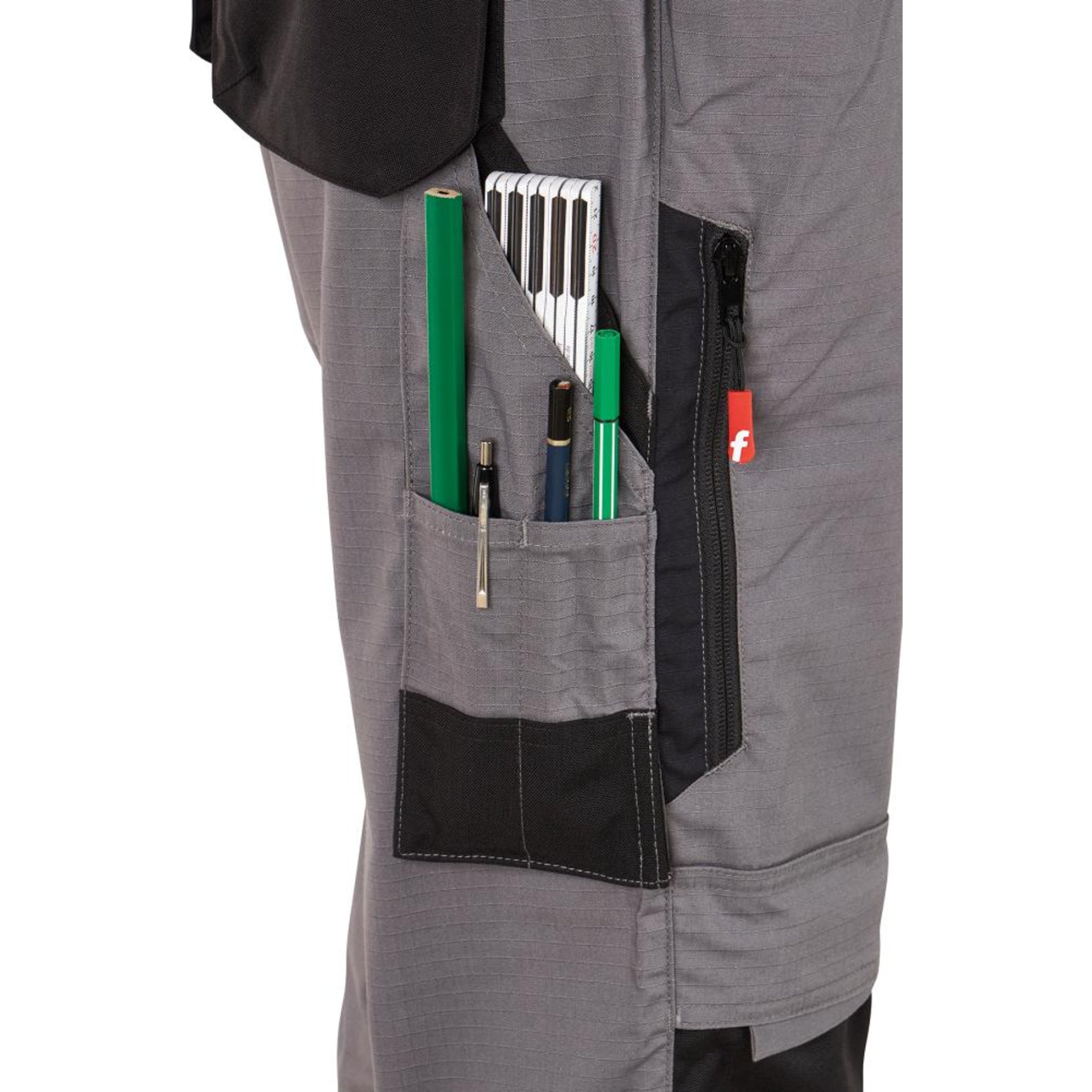 D-Bundhose Performance grau/schwarz Gr. 32 FORTIS