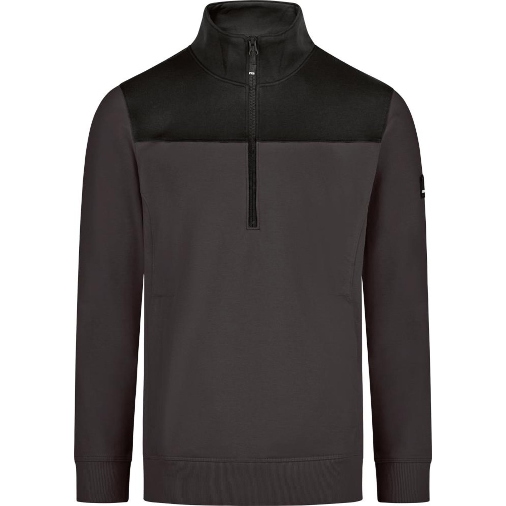 Zip-Sweatshirt ROB anthrazit-schwarz 2XL unisex FHB