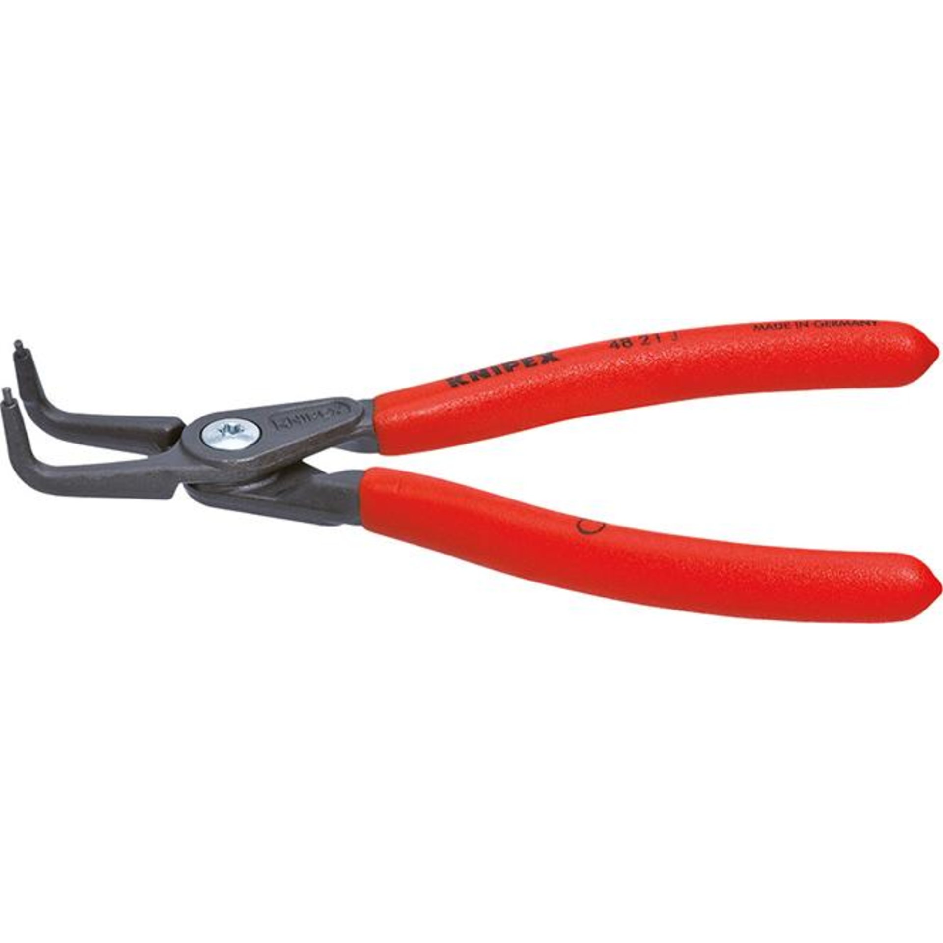 Sicherungsringzange innengebogen grau atramentiertJ01 mm KNIPEX