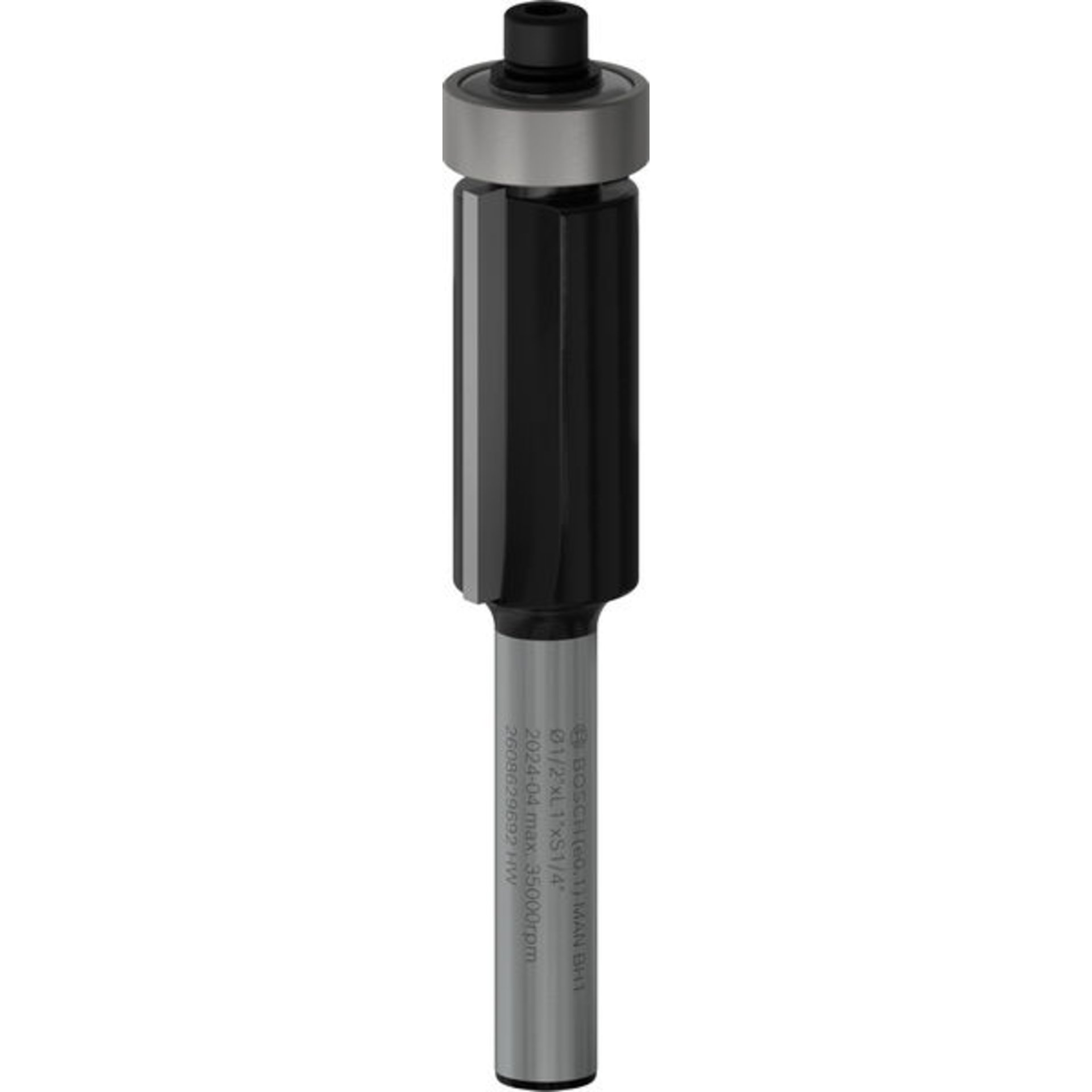 PRO Bündigfräser mit unterem Kugellager, D 1/2", L 1", S 1/4"