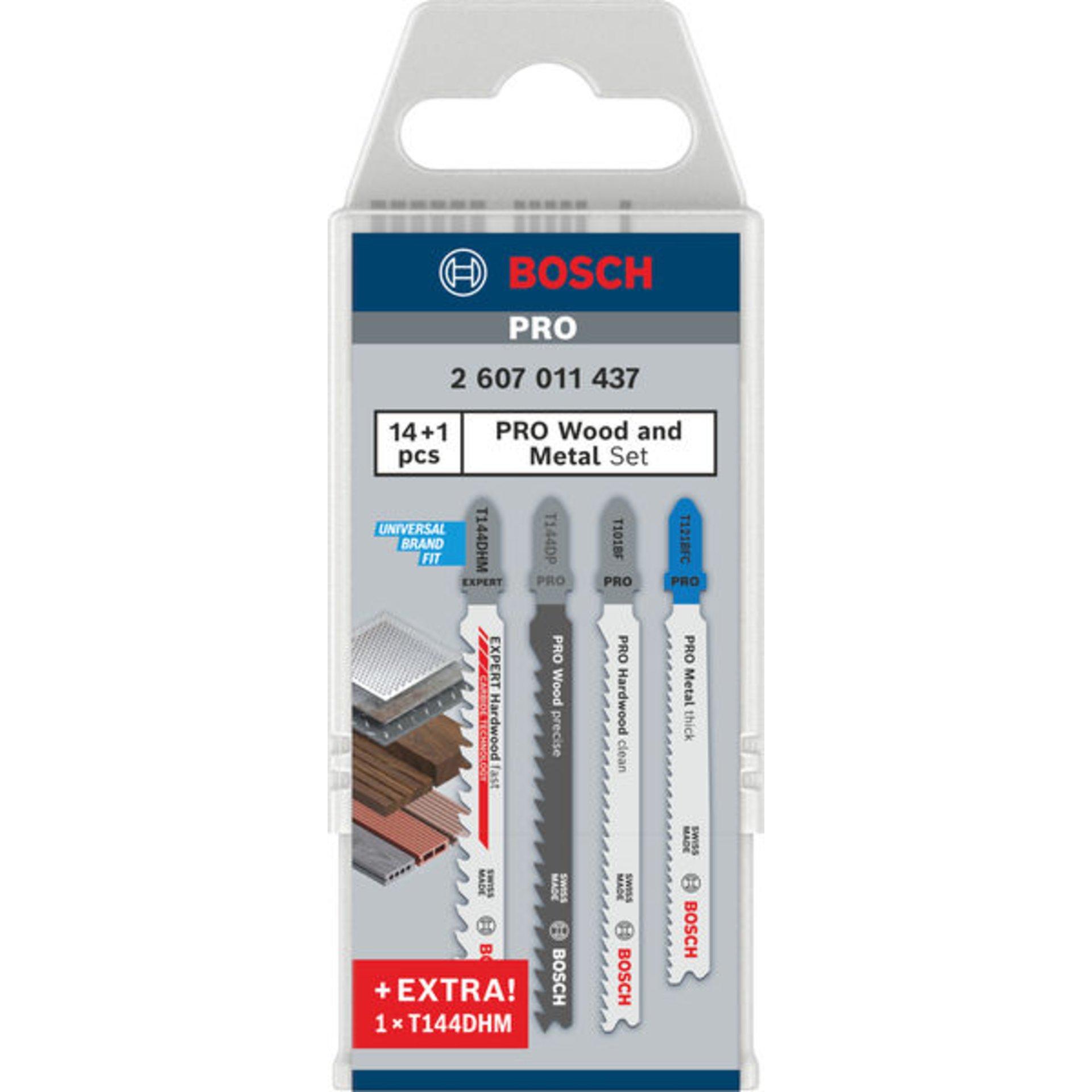 PRO Wood and Metal-Set, 15-tlg.