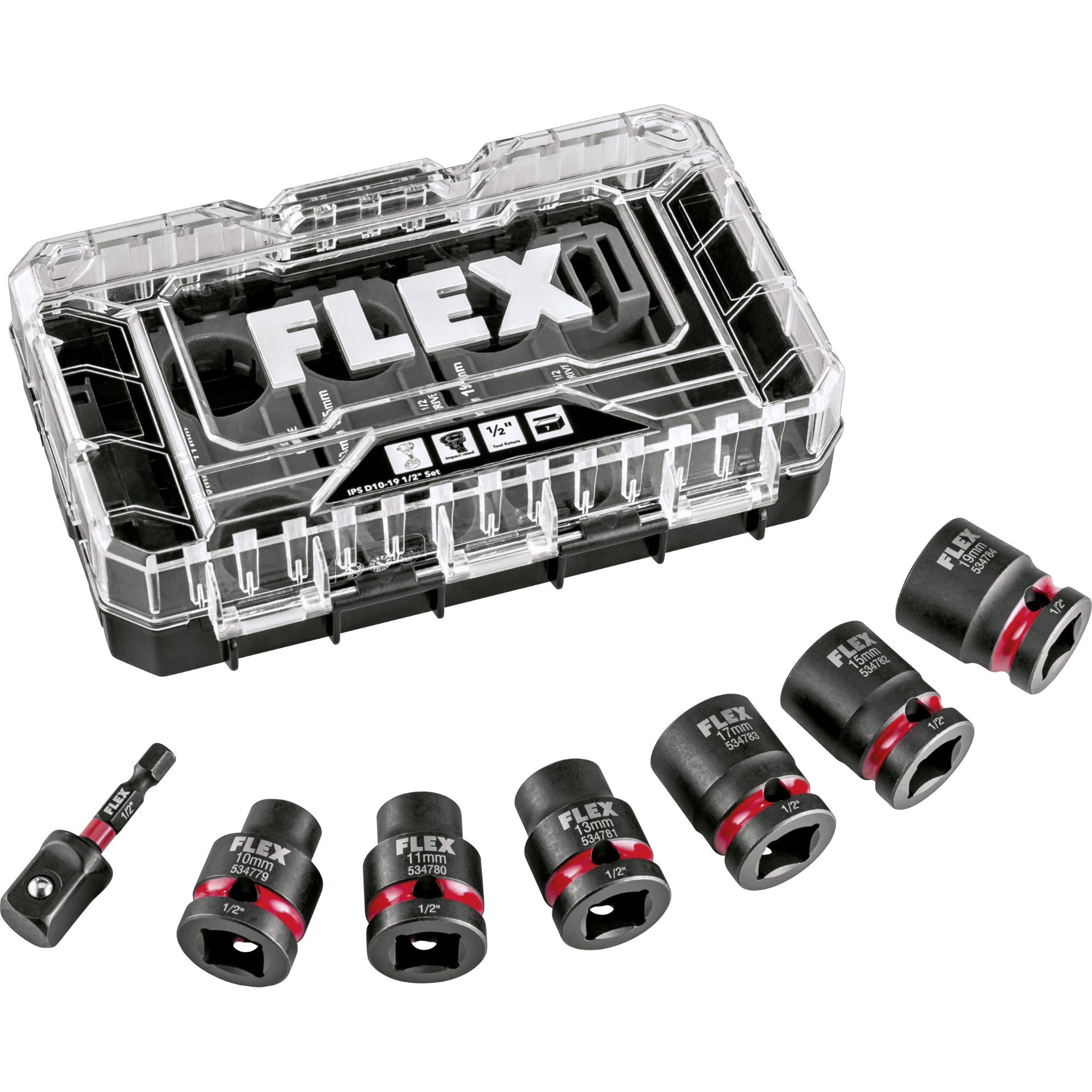 Schlagnuss-Set IPS D10-19 1/2" Set