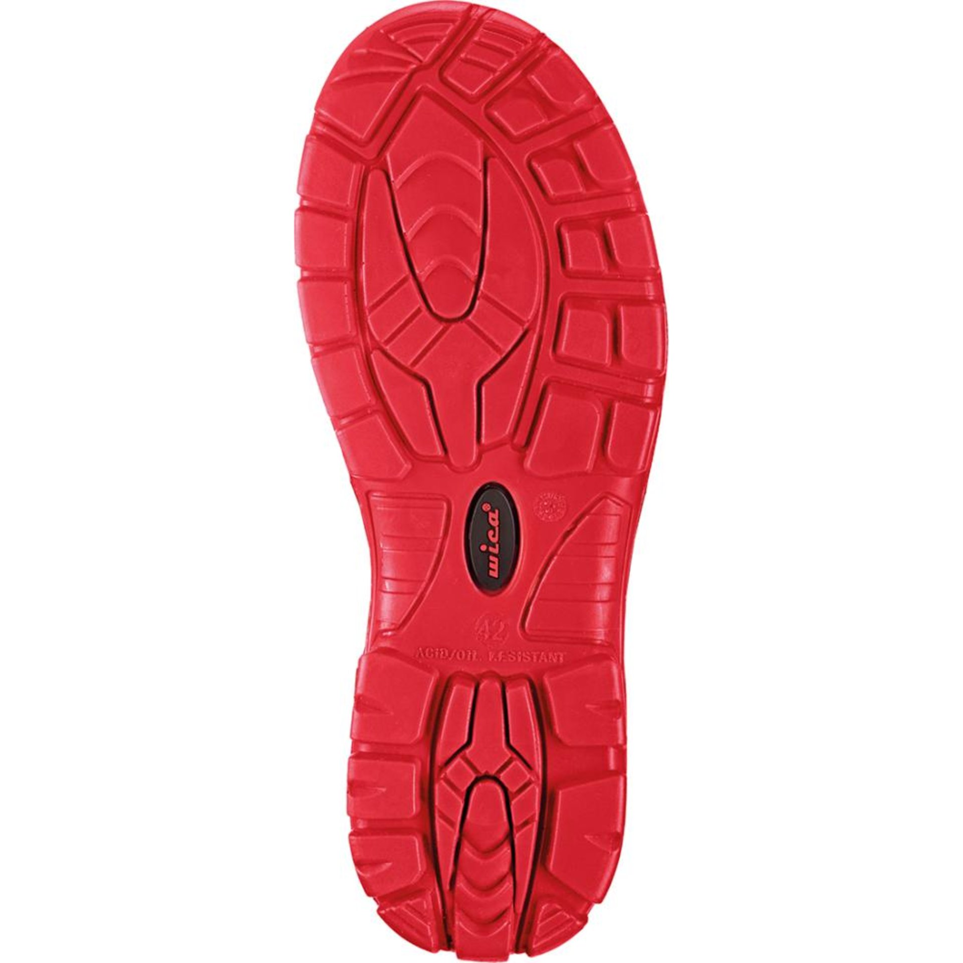 Halbschuh BELLUNO Schwarz/rot, S3 SR ESD Gr. 42 Wica