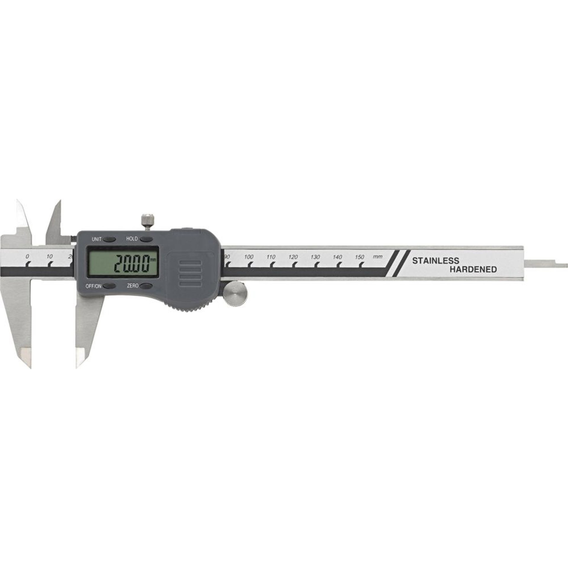 Dig.-Taschenmessschieber 150mm mit Daten FORTIS