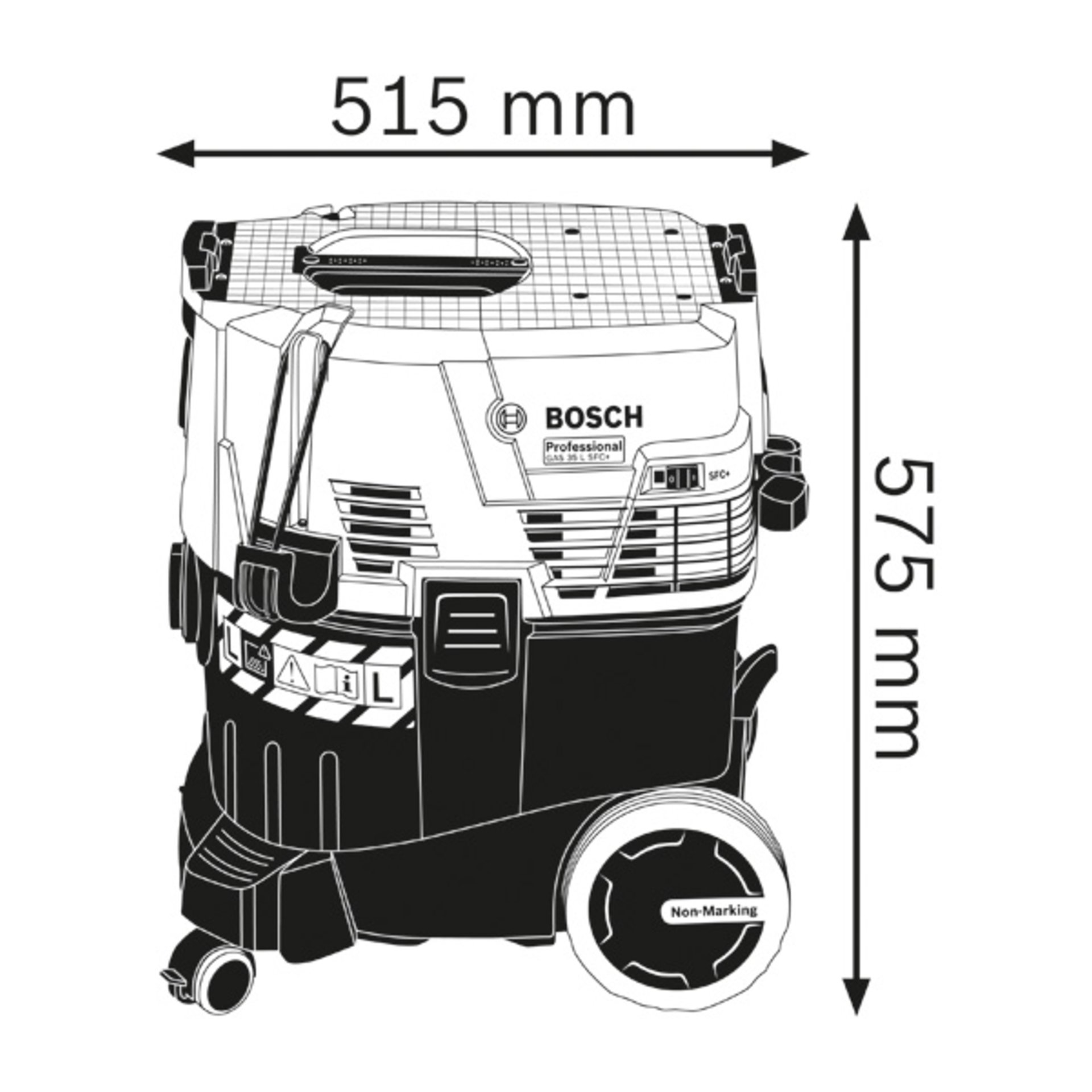 Kabelgebundener Sauger GAS 35 L SFC+