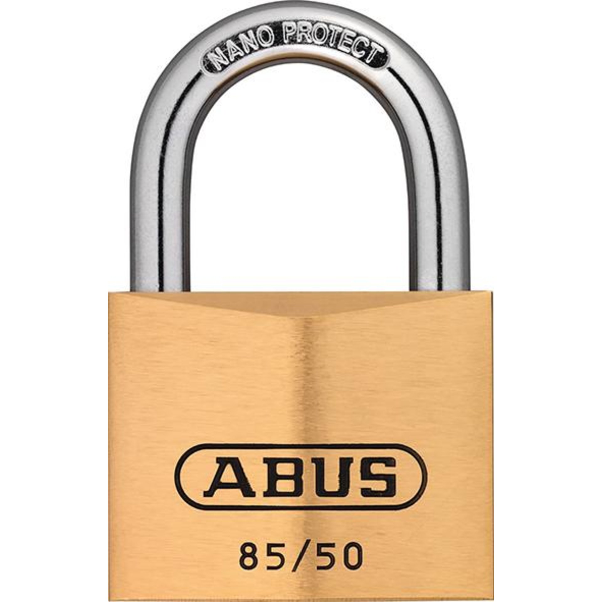 Vorhangschloss Messing verschiedene mit Etikett 85/50 ABUS