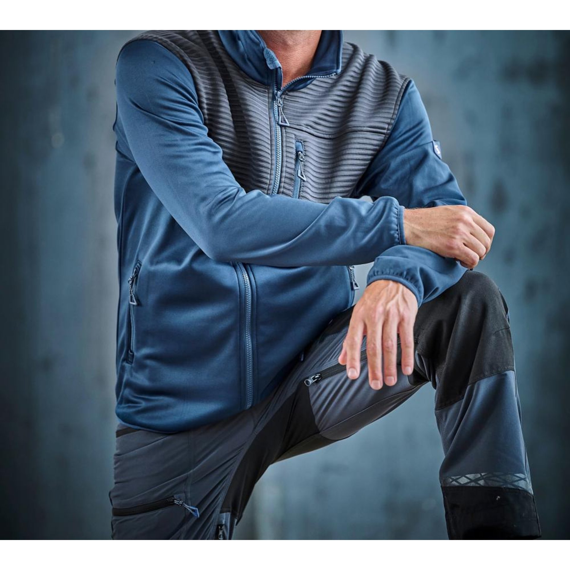 Fleecejacke Expansible ocean-titan, Gr. L Schweibler Workwear