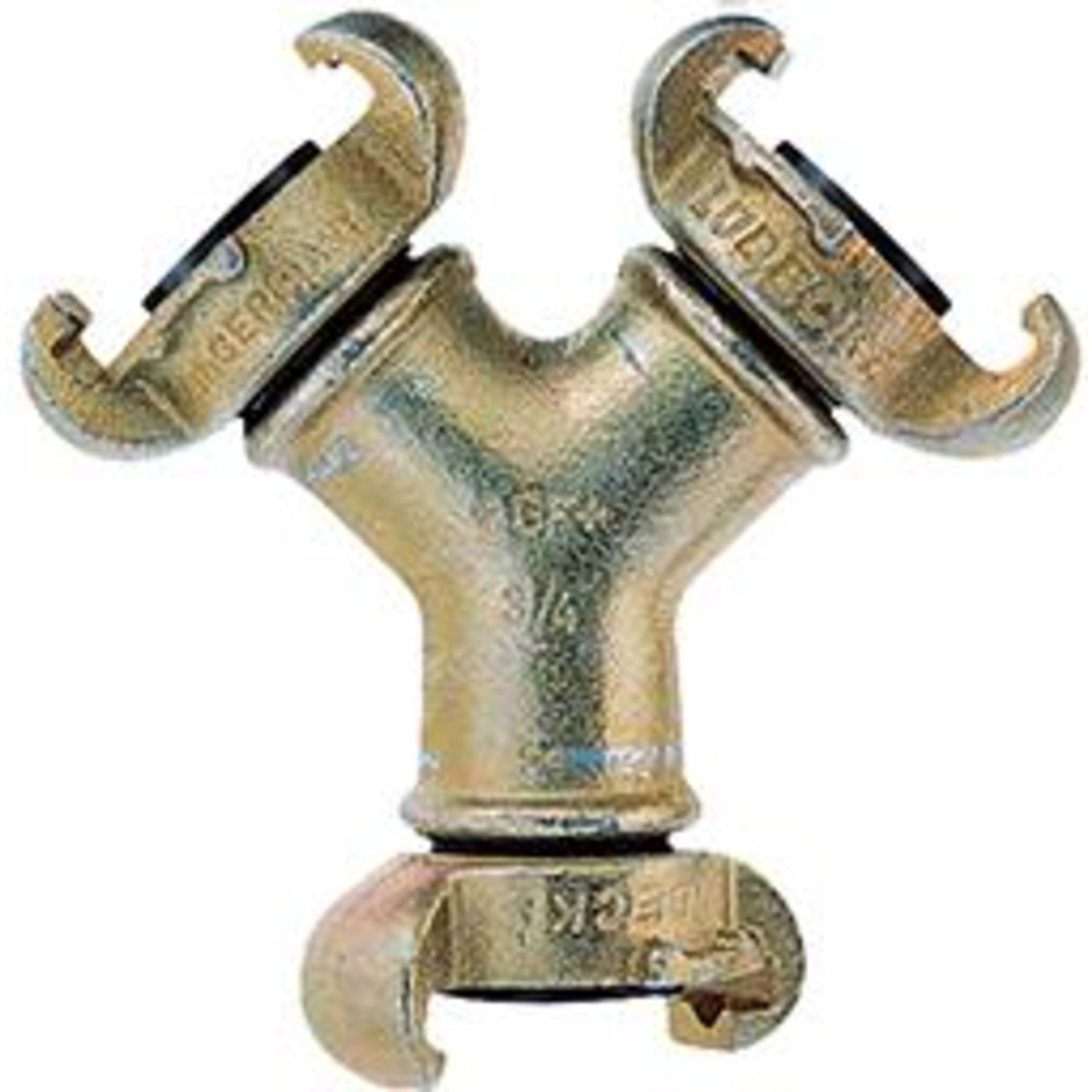 Dreiwegestück Temperguss, 3 x 1" mit KlauenkupplungLÜDECKE