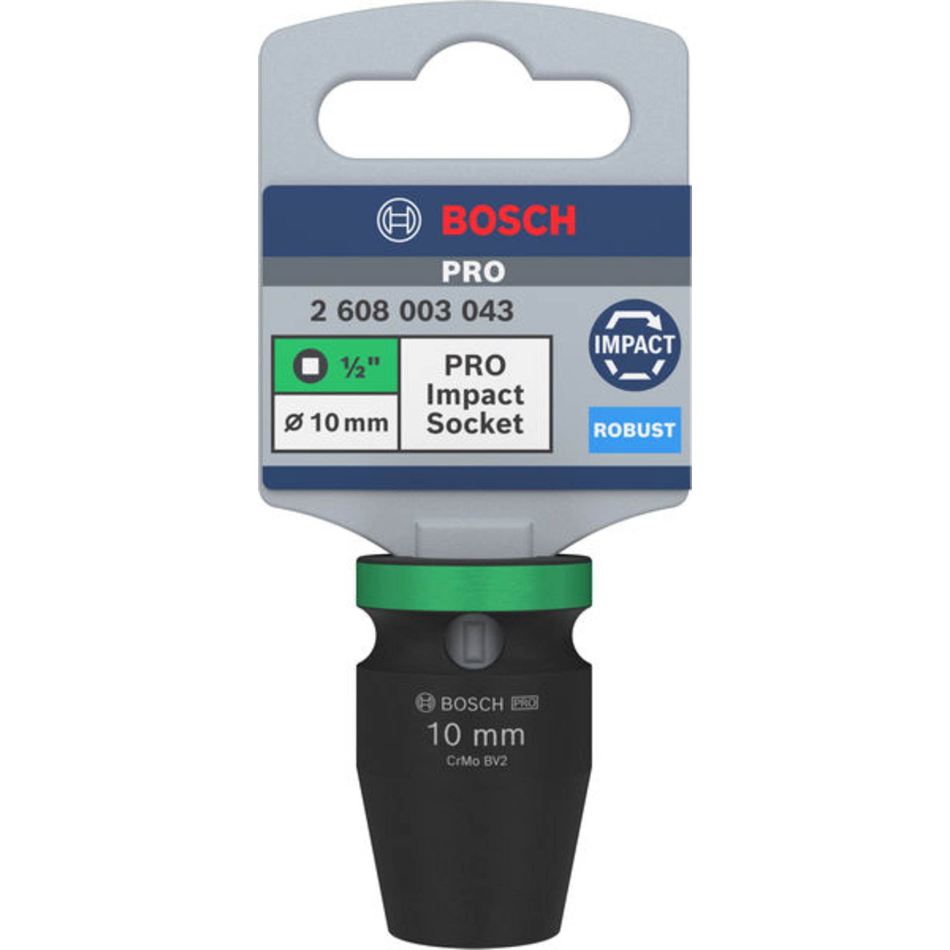 PRO Impact Steckschlüsselsatz, 1/2", 10 mm, Standard