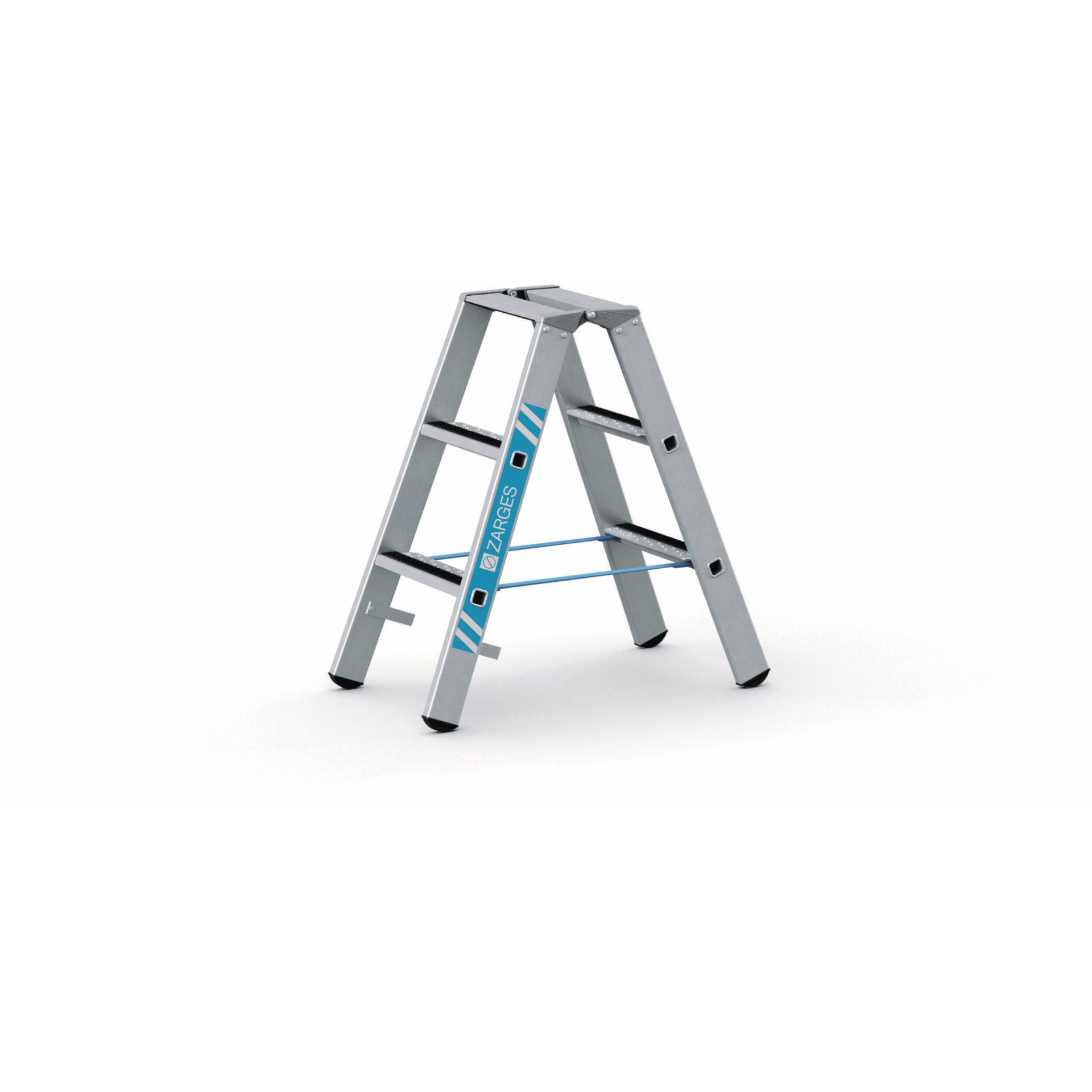 R13step B - LM-Stufen-Stehleiter 2 x 3 Stufen