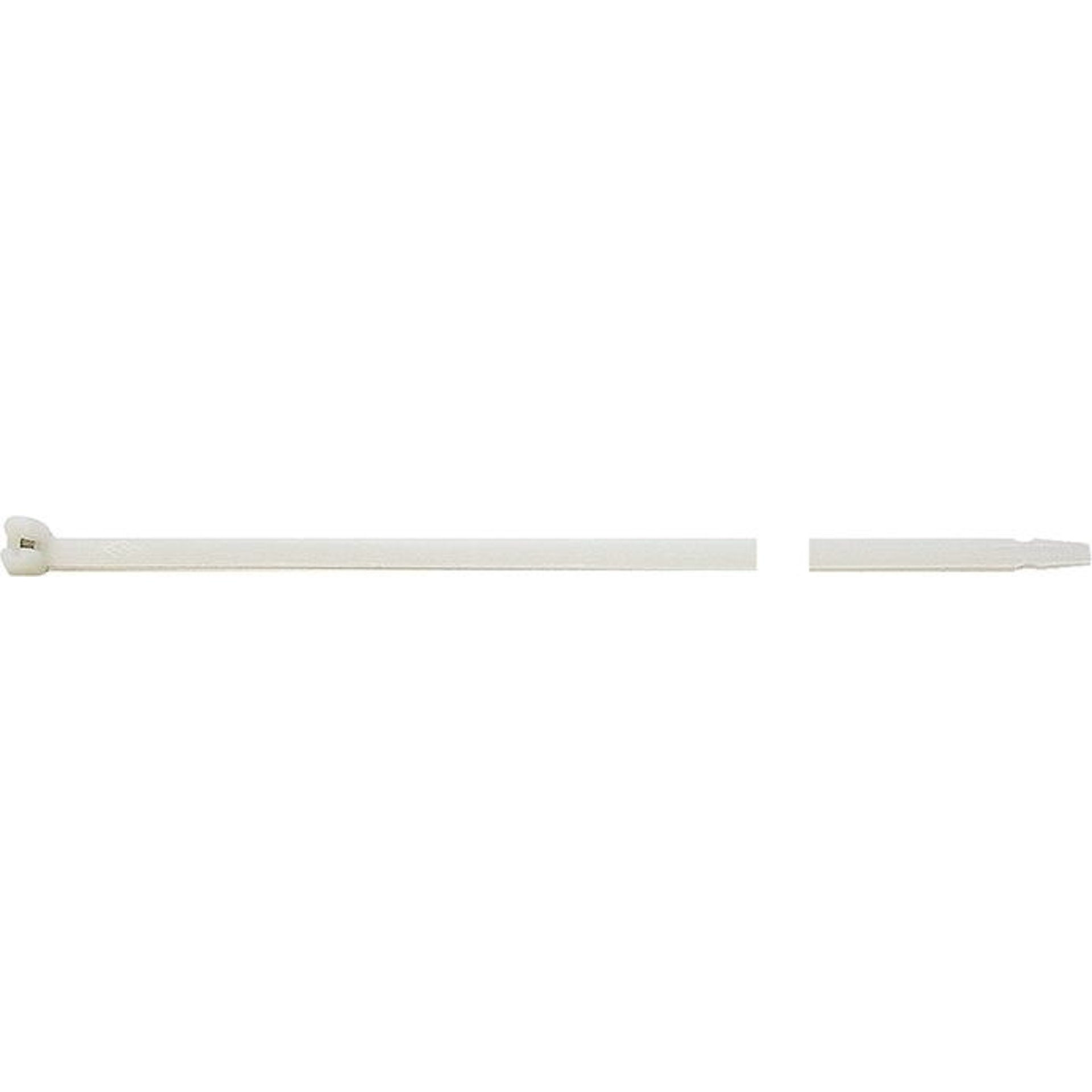 Kabelbinder Nylon natur 360x4,5mm a100Stück mit Stahlnase SapiSelco