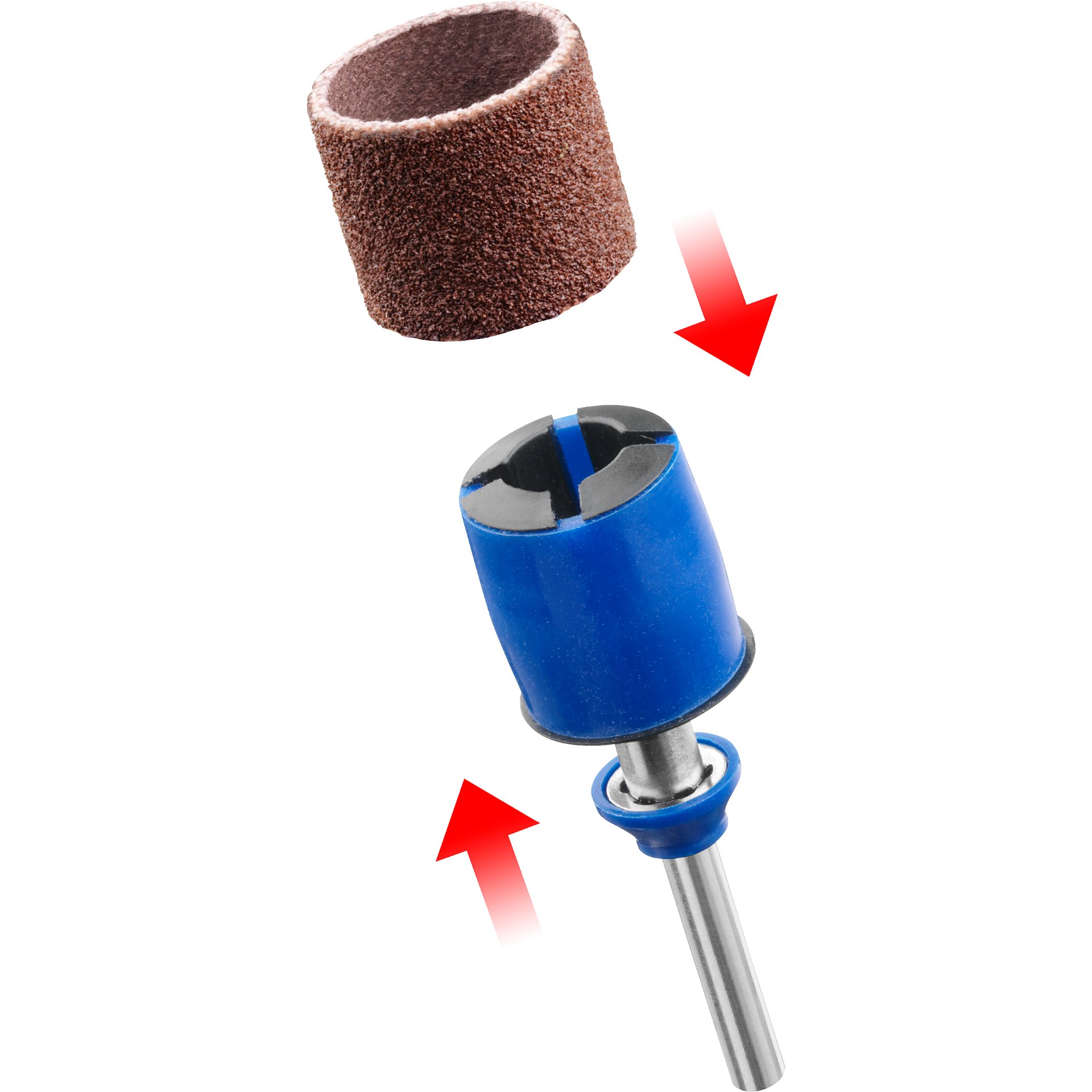 DREMEL® EZ SpeedClic: Schleifdorn & Schleifband