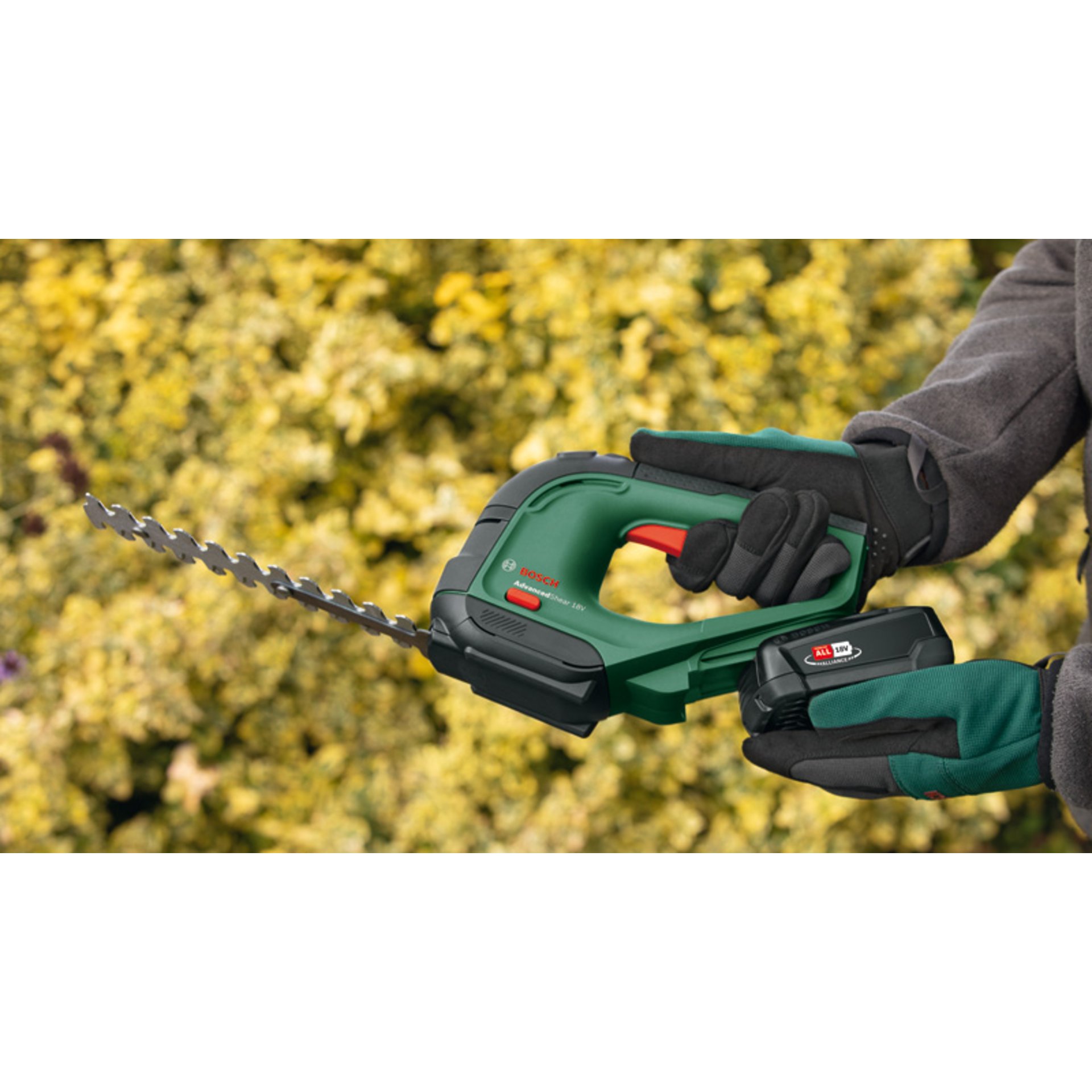 Akku-Gras- und Strauchschere AdvancedShear 18V-10