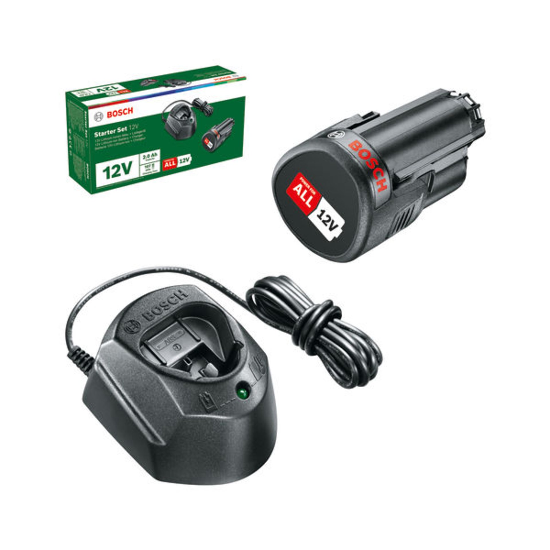 Starter-Set Starter-Set 12V, 1 x Akku PBA 12V 1.5Ah