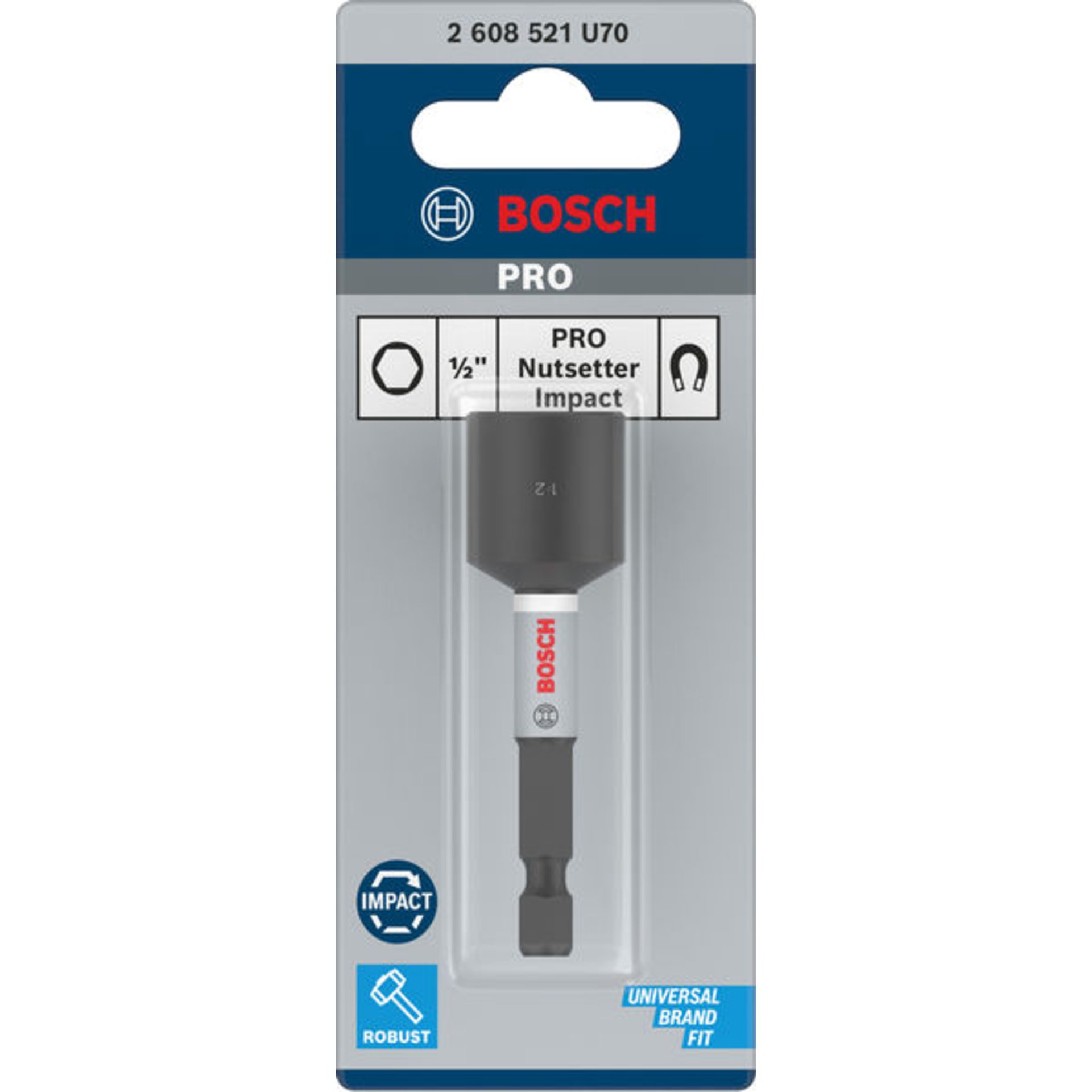PRO Nutsetter Impact , 1/2" x 65 mm, 2 9/16" x 65 mm