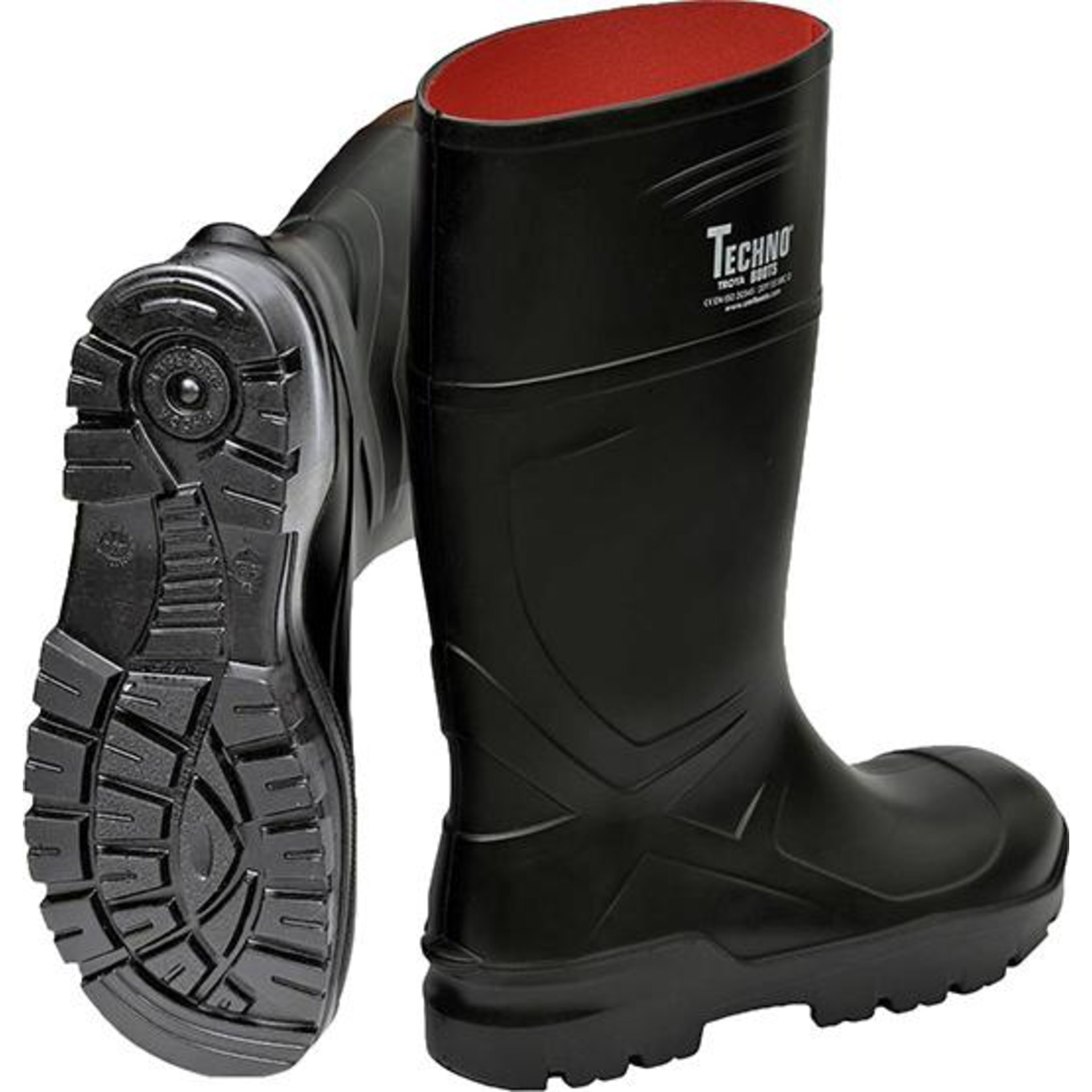 Stiefel 35330 OTRA PU, S5, schwarz Gr. 38 TECHNO BOOTS