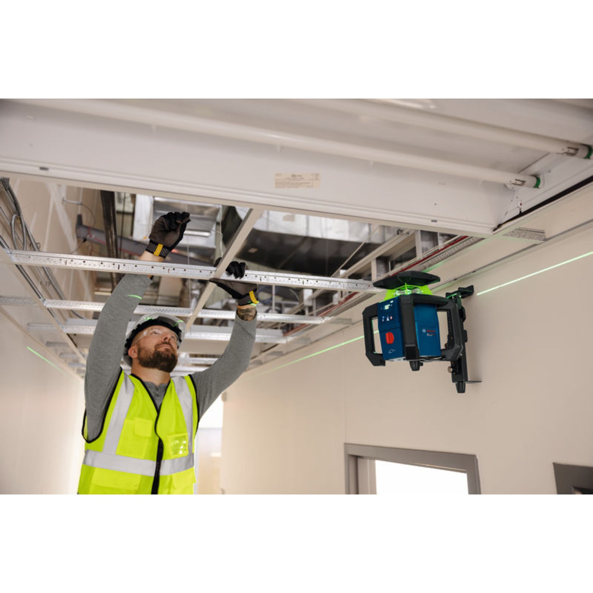 Rotationslaser GRL18V-4-34CVG, 1 x Akku ProCORE18V 4.0Ah in L-BOXX