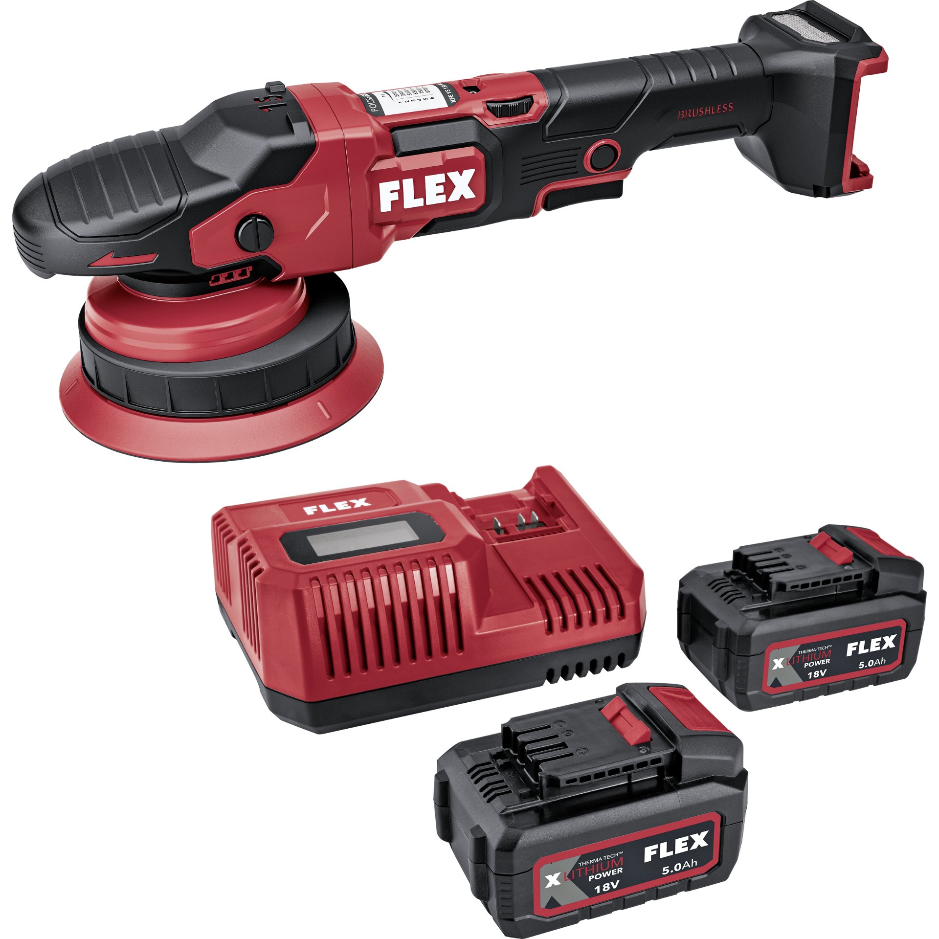 Akku-Exzenterpolierer mit Freilauf 18 V XFE 15 150 18-EC Set