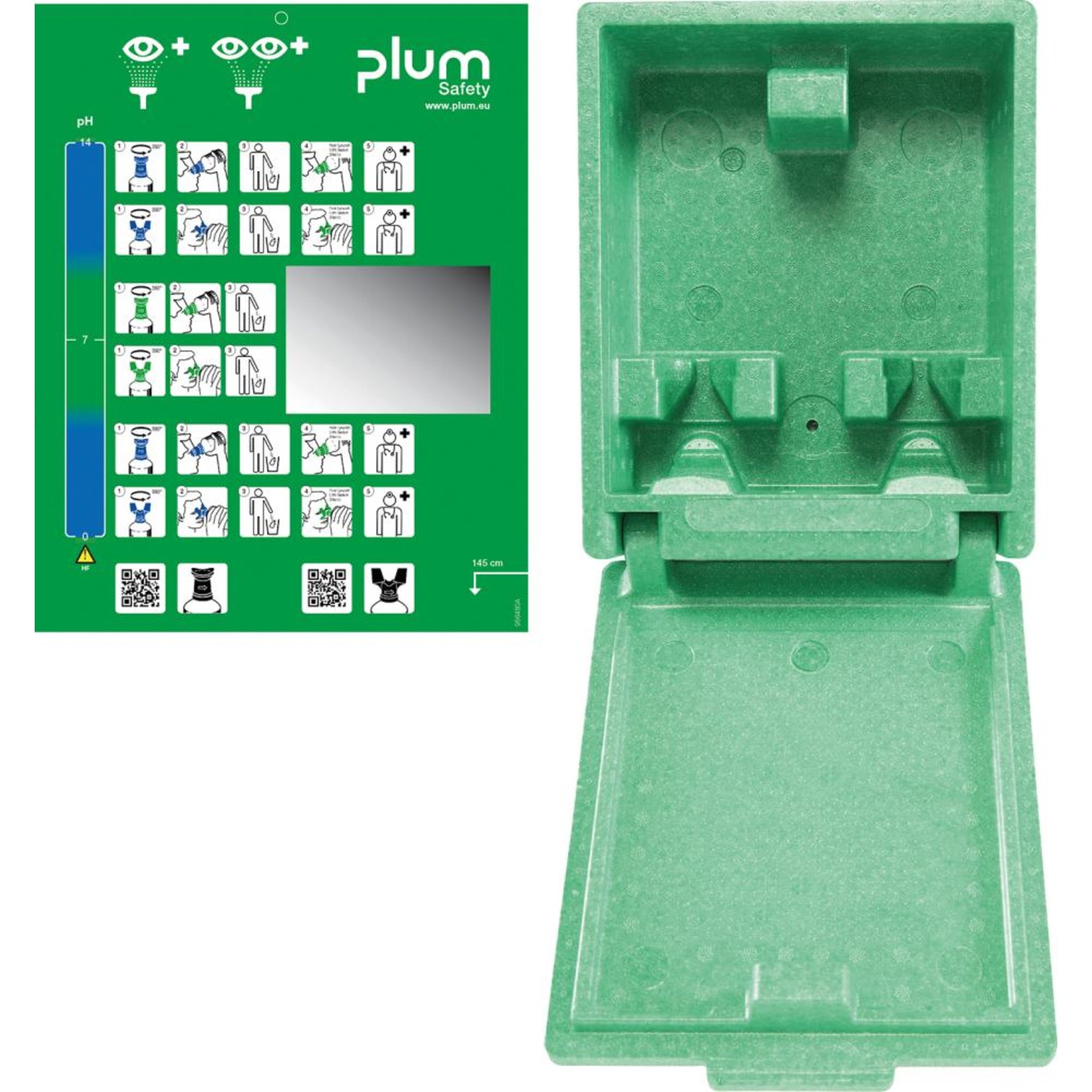 Augenspülwandbox leer für 200ml u. 500ml Fla.