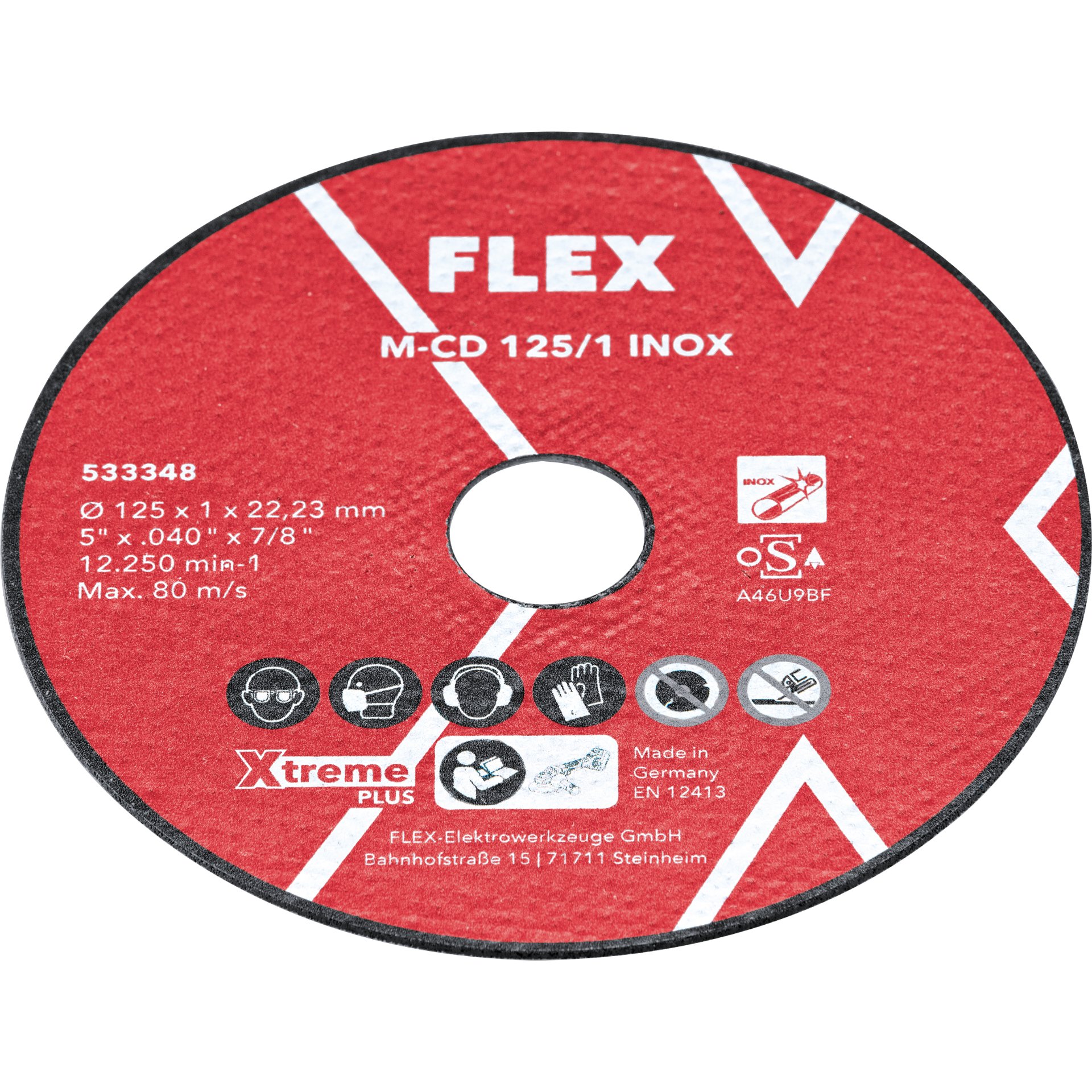 Dünne Trennscheibe (1 mm) für Edelstahl/Stahl Xtreme Plus