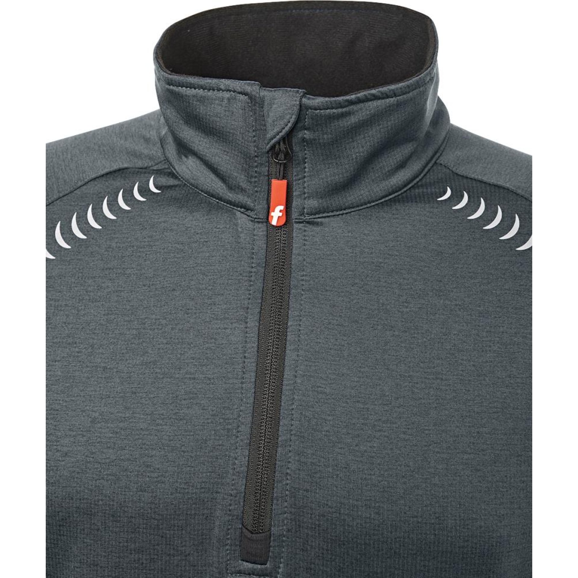 Tech-Fleecepullover grau/schwarz meliert Gr. 2XL Fortis Elements