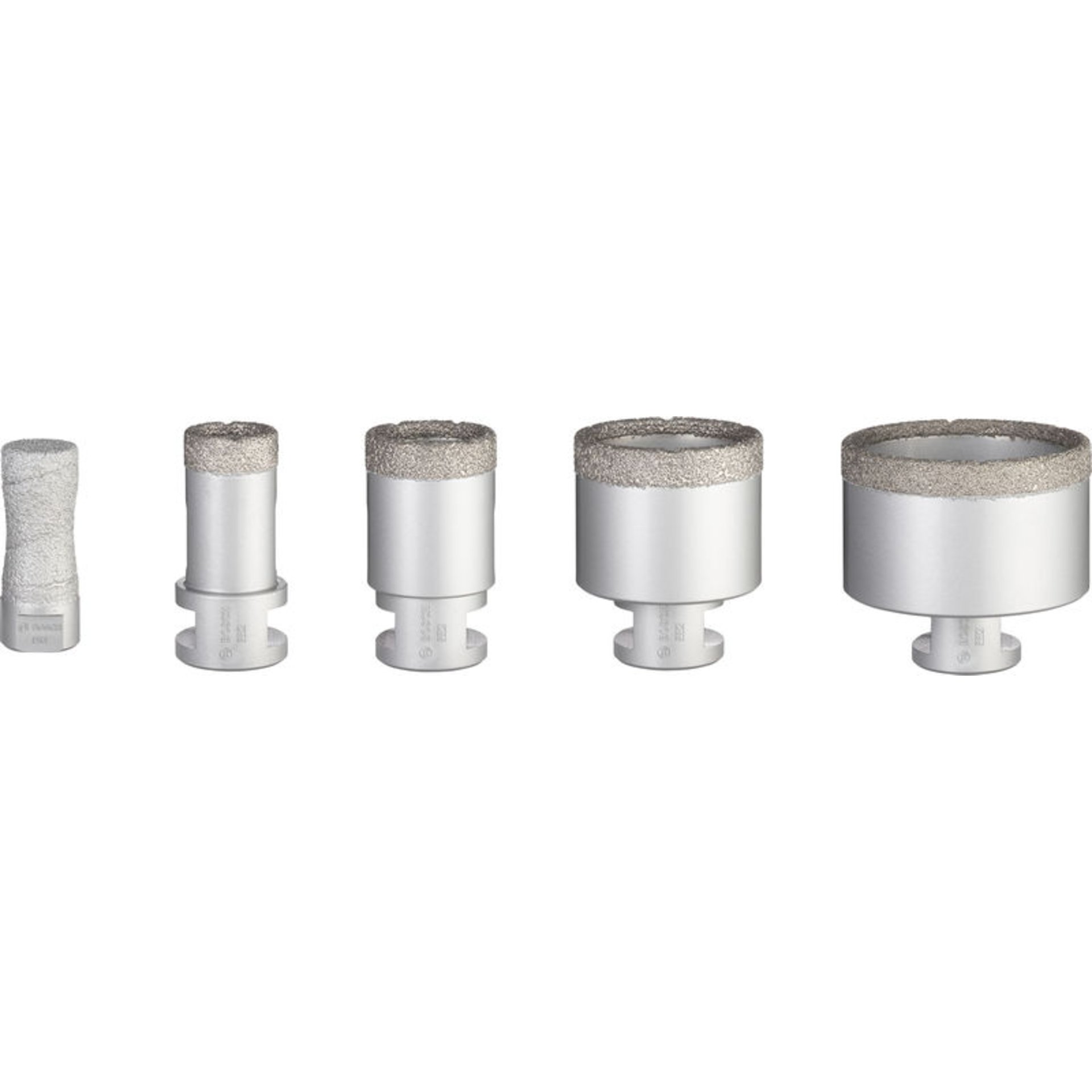 PRO Ceramic Trockenbohrkronen-Set, 68x33/51x33/35x33/25x33/20x33 mm, M14, 5-tlg.