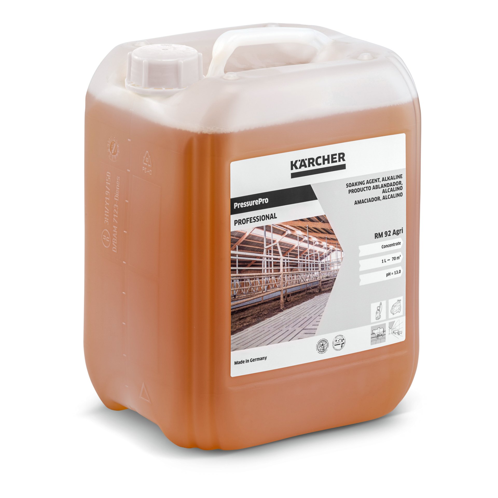 Kärcher Einweichmittel, alkalisch RM 92 AGRI     10 l