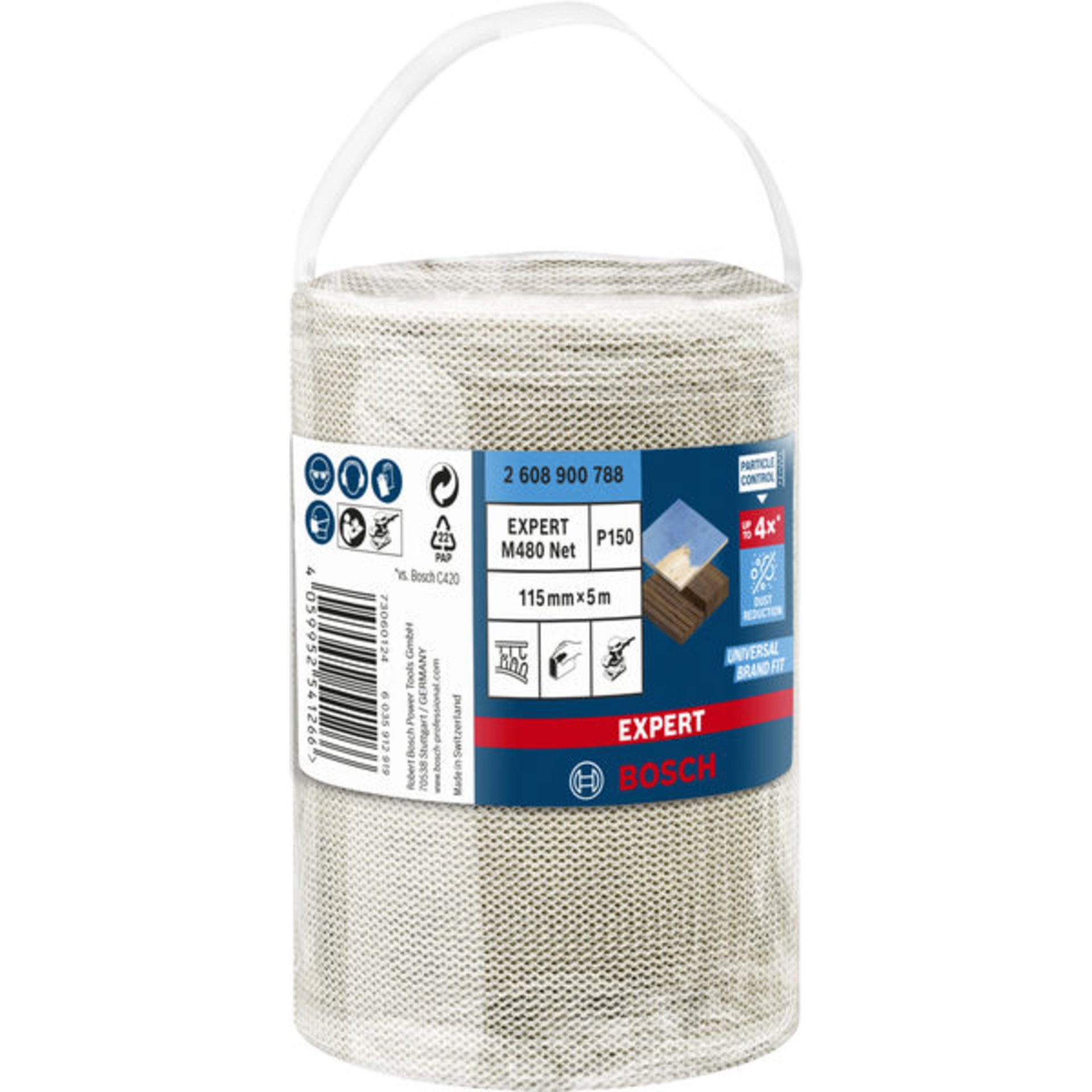 EXPERT M480 Schleifnetzrolle, 115x5000mm, K150