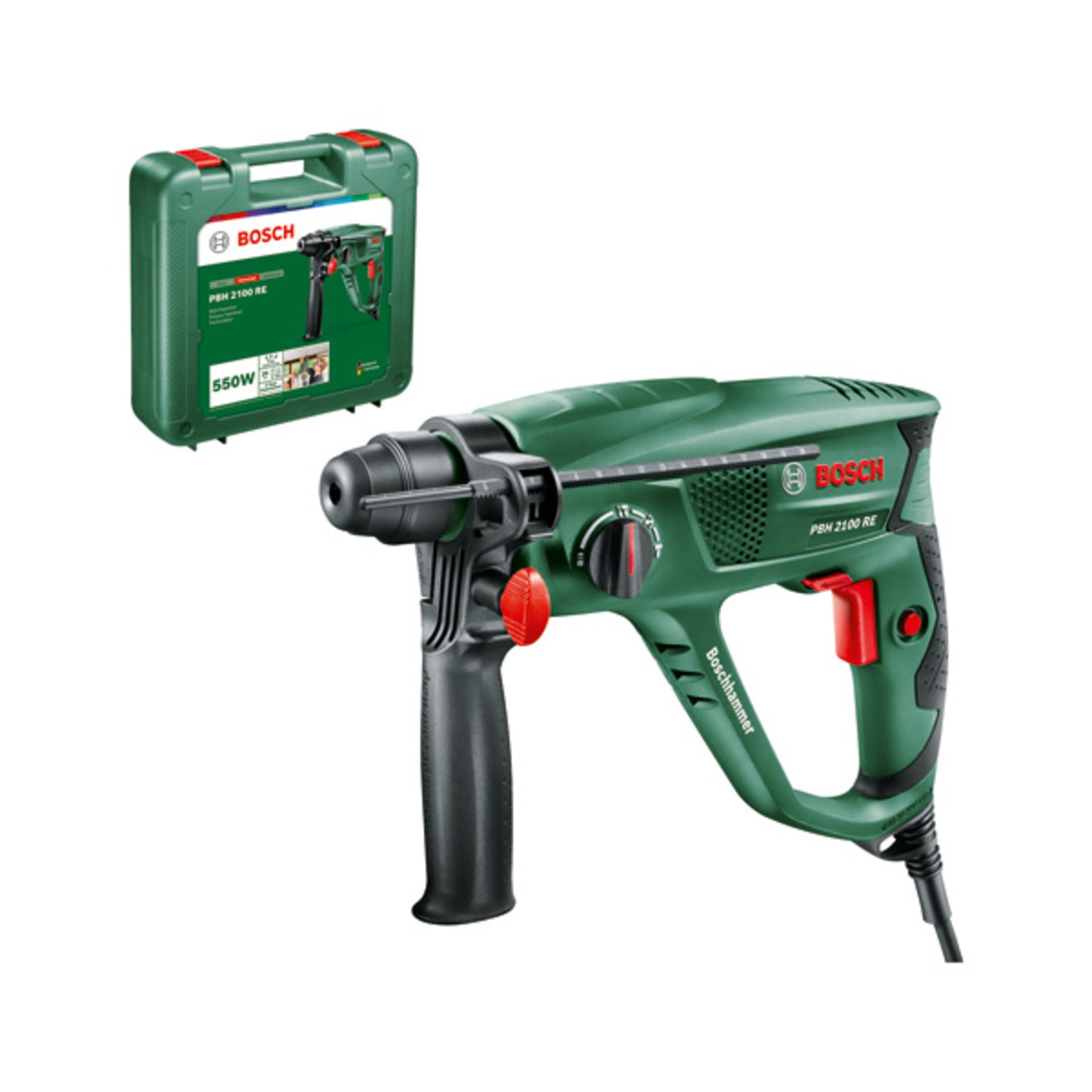 Bohrhammer PBH 2100 RE, 550-W-Motor