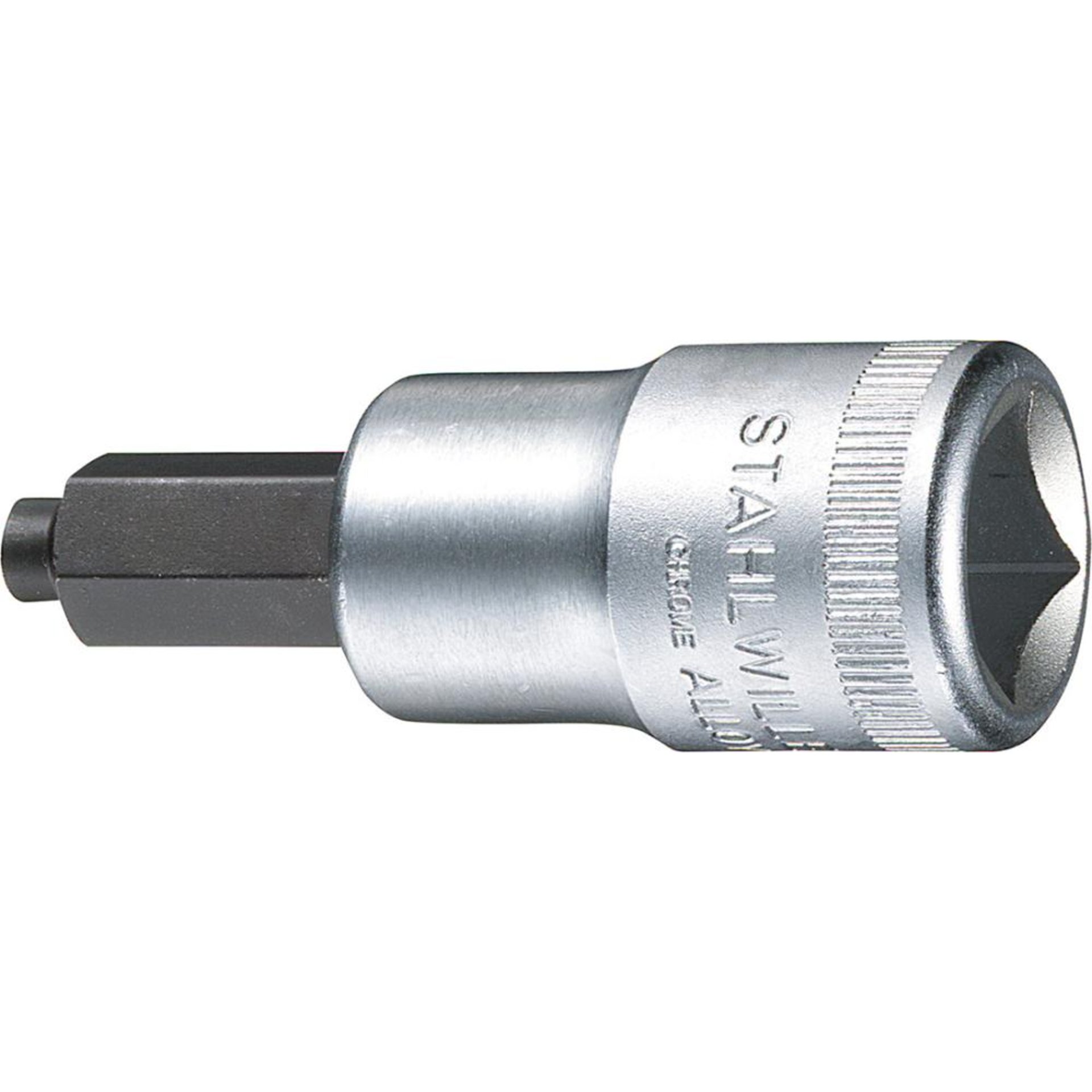 Schraubendrehereinsatz 1/2" Innensechskant mit Zapfen 10x60mm Stahlwille