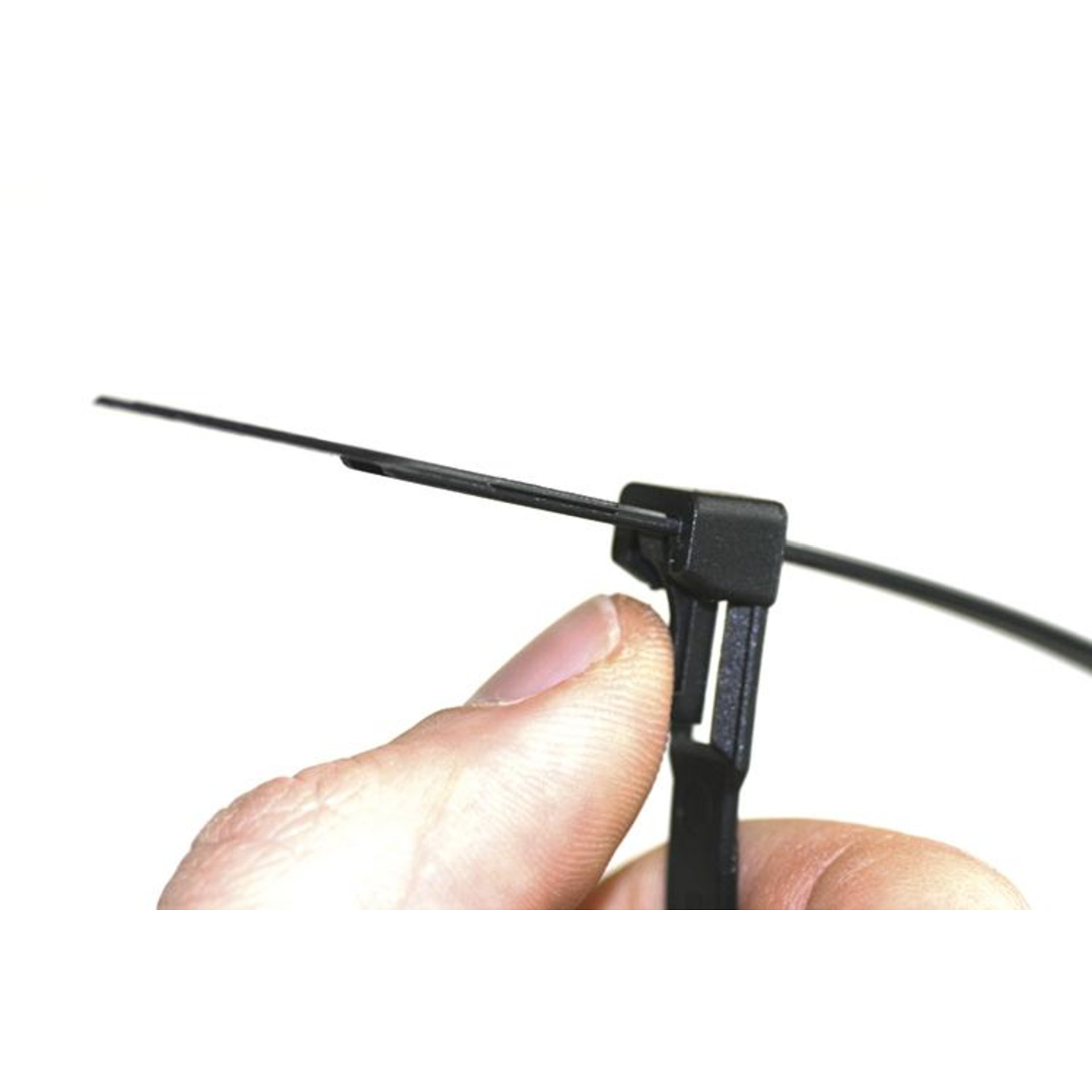 Kabelbinder Nylon schwarz280x3,5mm a100Stück lösbar SapiSelco