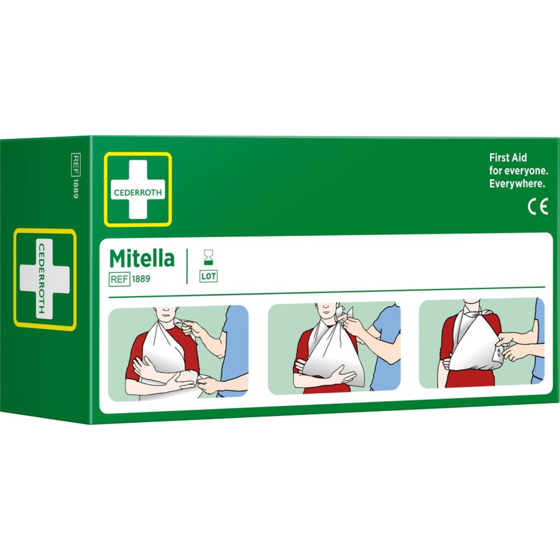 Bandage/Kompr.f. Arm/Kopf2 Stck. Mitellen