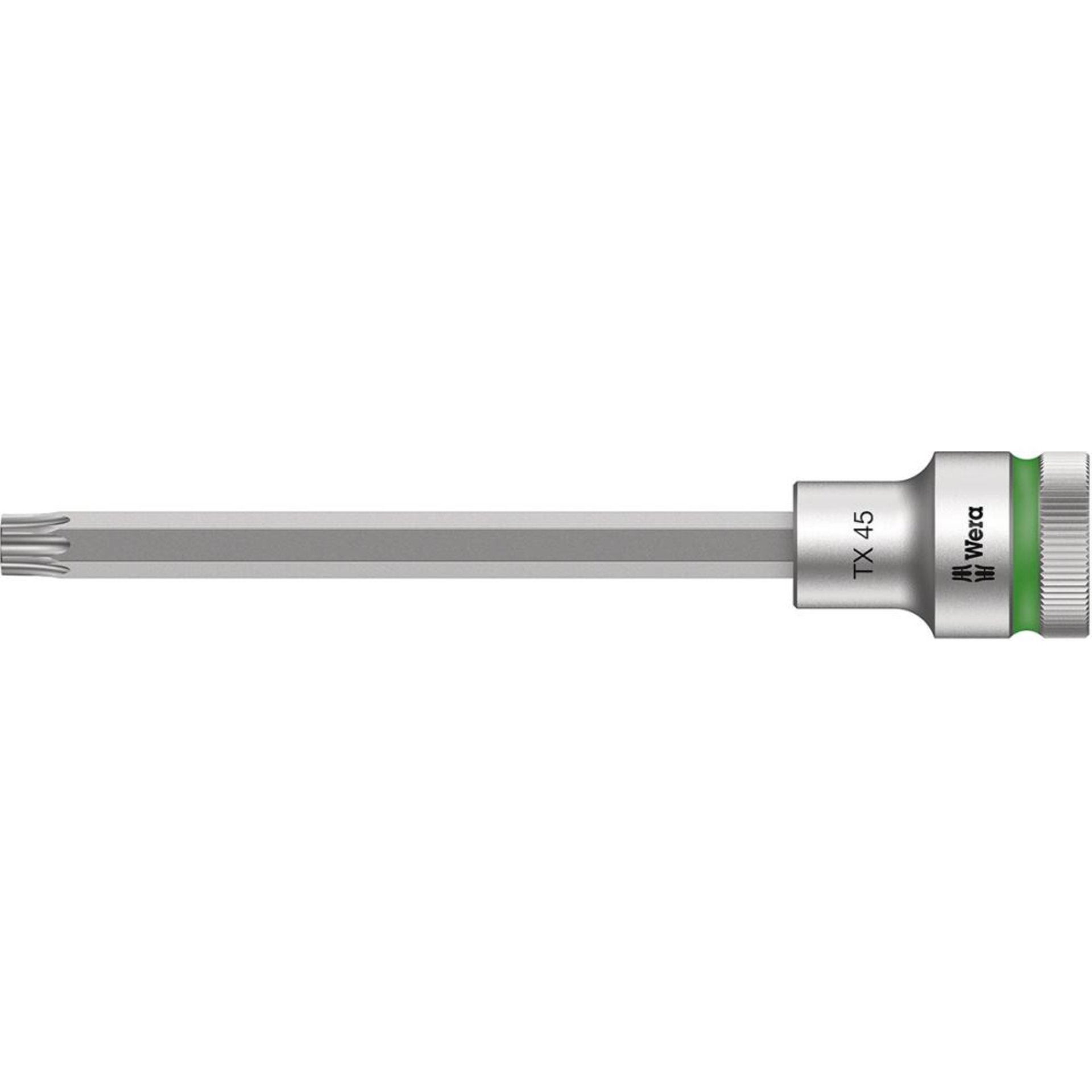 Schraubendrehereinsatz 1/2" T45x140mm mit Haltefunktion Wera