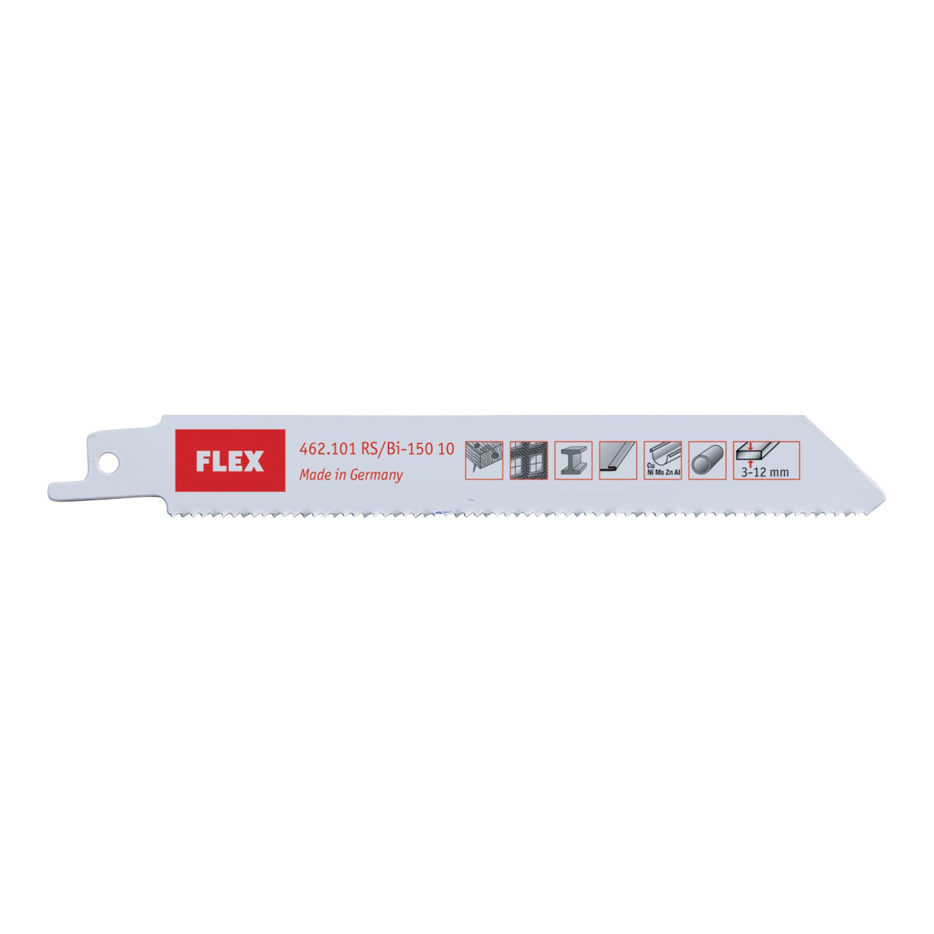 Säbelsägeblätter für Metall, Holz, Kunststoffe RS/BI-150 10 VE5