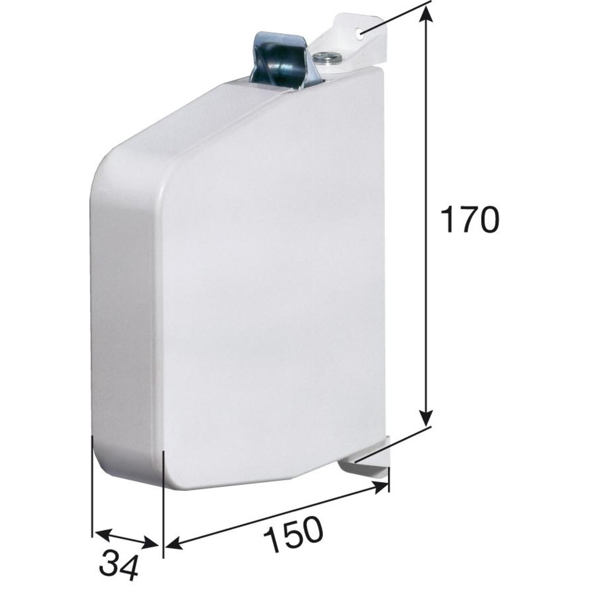 Gurtaufroller 74A weiß max. 5-6 mtr.