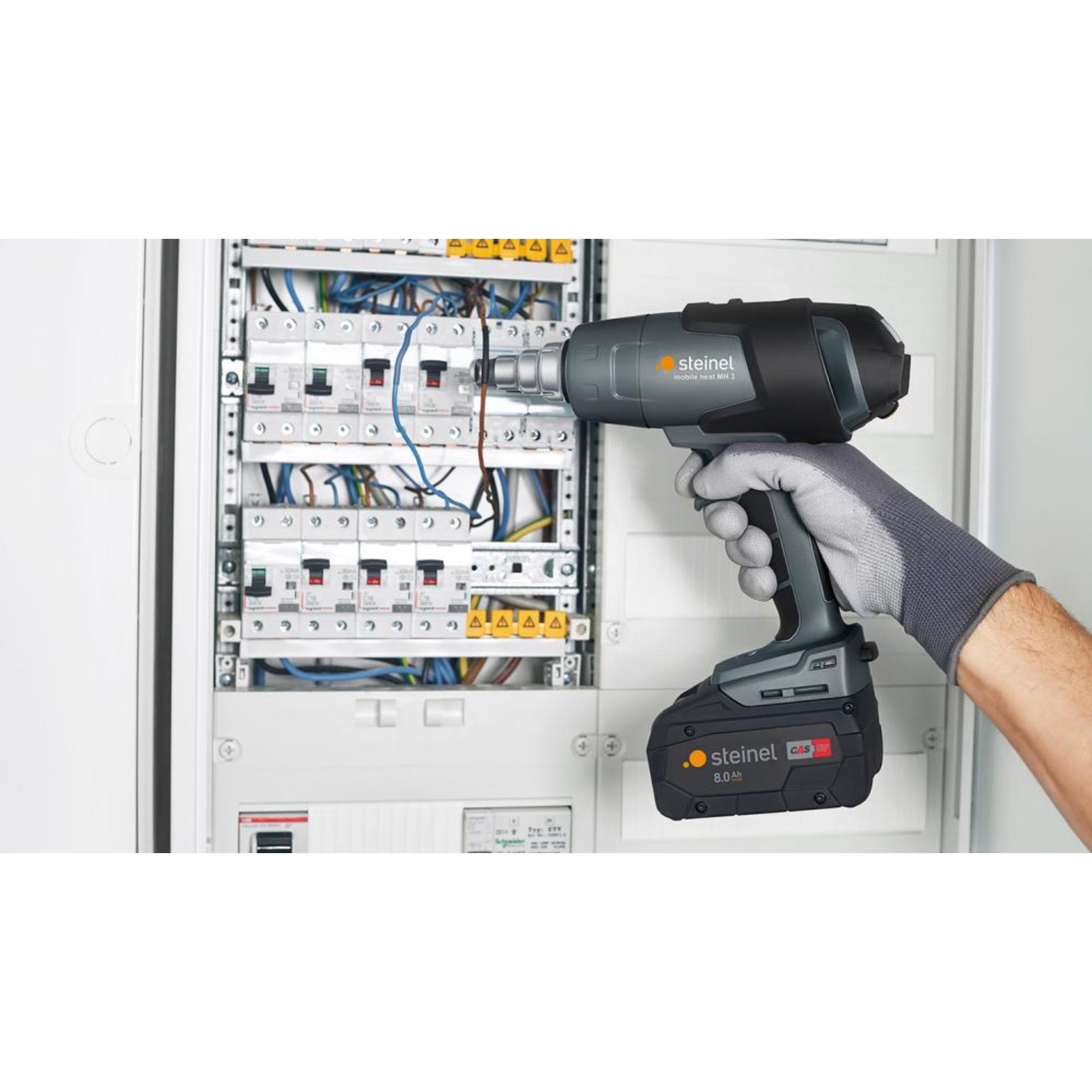 Akku-Heißluftgebläse soloMobile Heat MH3 Steinel ohne Akku ohne Ladegerät Koffer