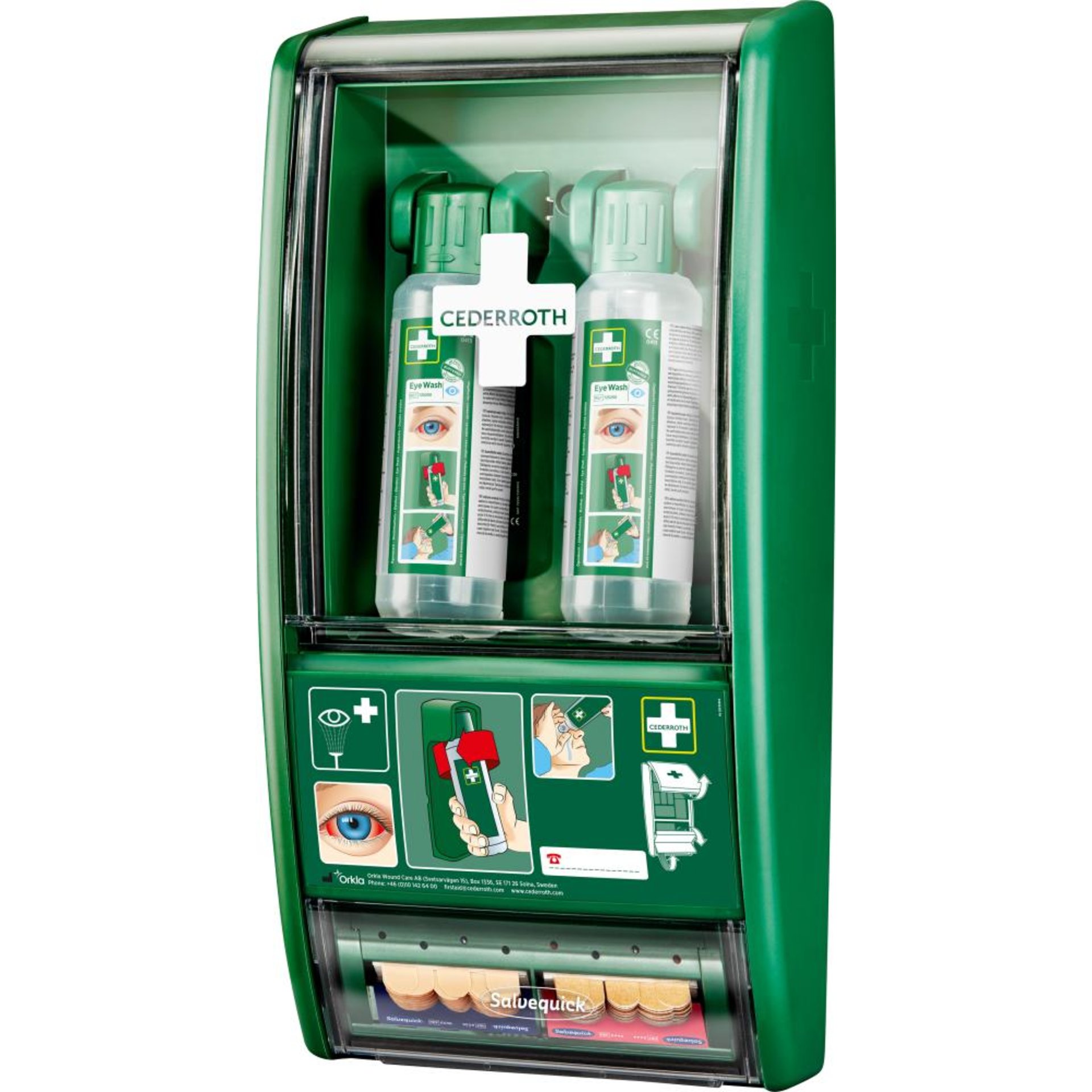 Augenspülstation, inkl. 2 x 500ml Flaschen