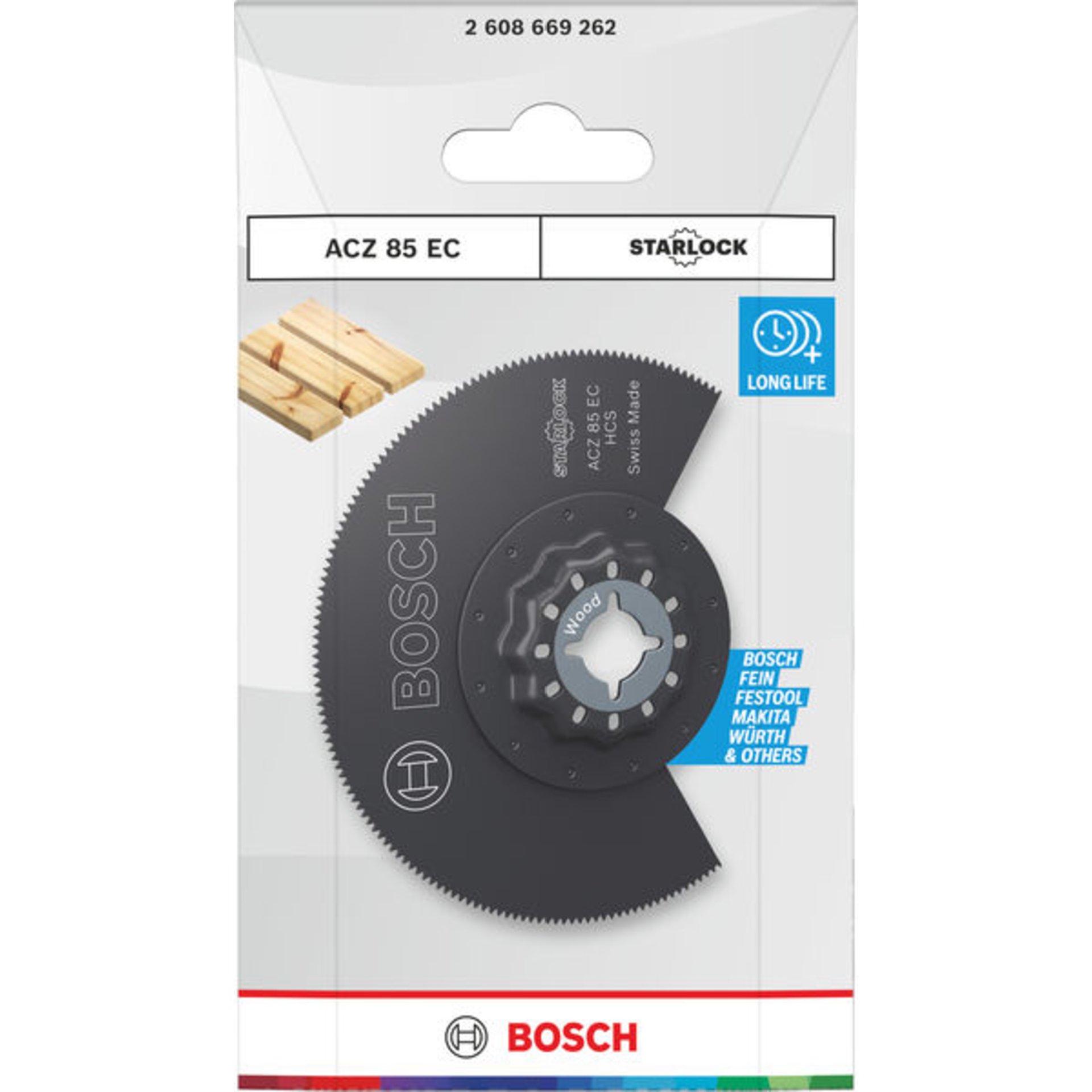 ACZ 85 EC Holz Segmentsägeblatt, Starlock, 85 mm