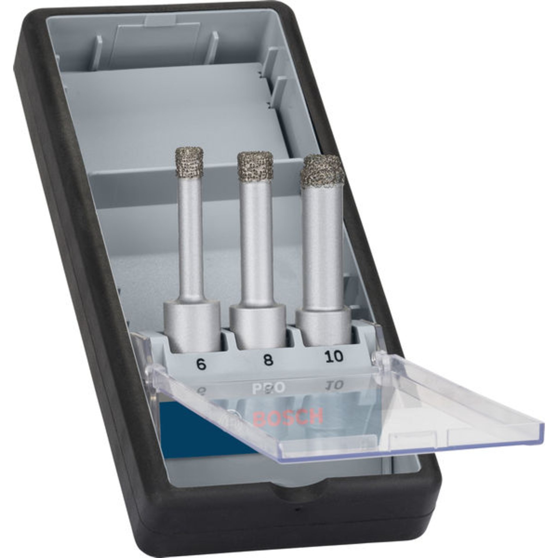 PRO Ceramic dry Bohrer-Set, 6 x 33, 8 x 33, 10 x 33 mm, 3-tlg.