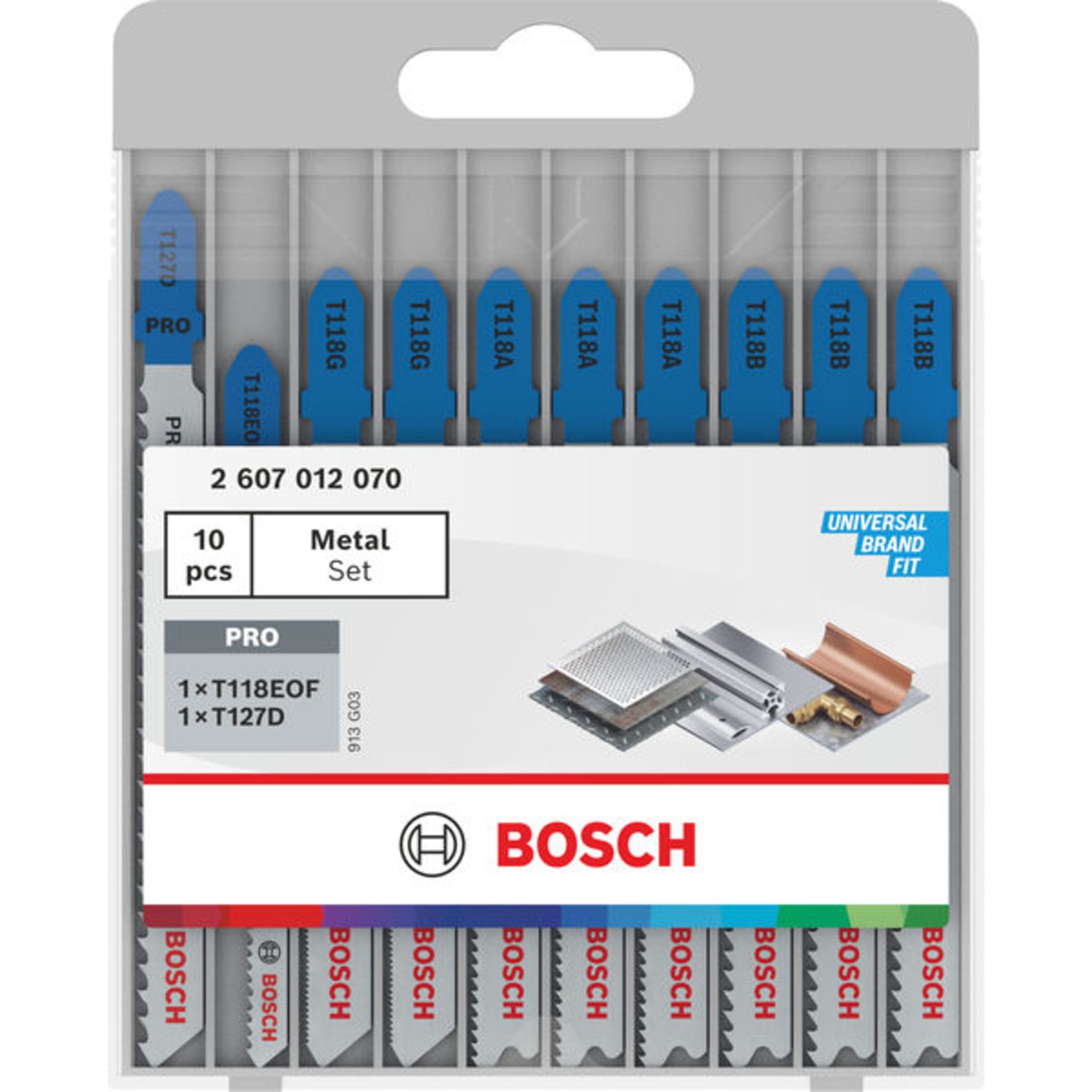 Stichsägeblatt Set Metal Advanced, 10-tlg.