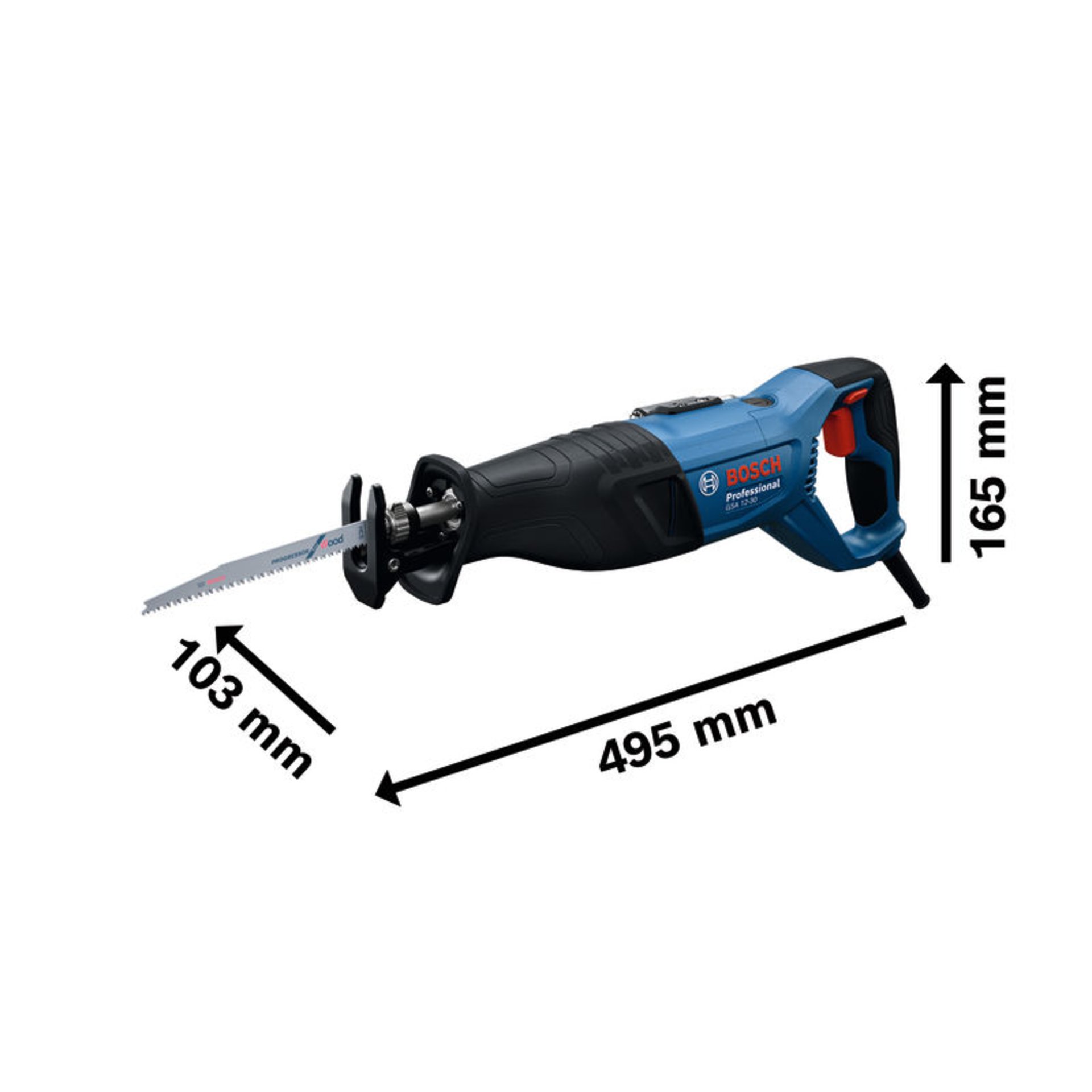 Säbelsäge GSA 12-30 im Handwerkerkoffer