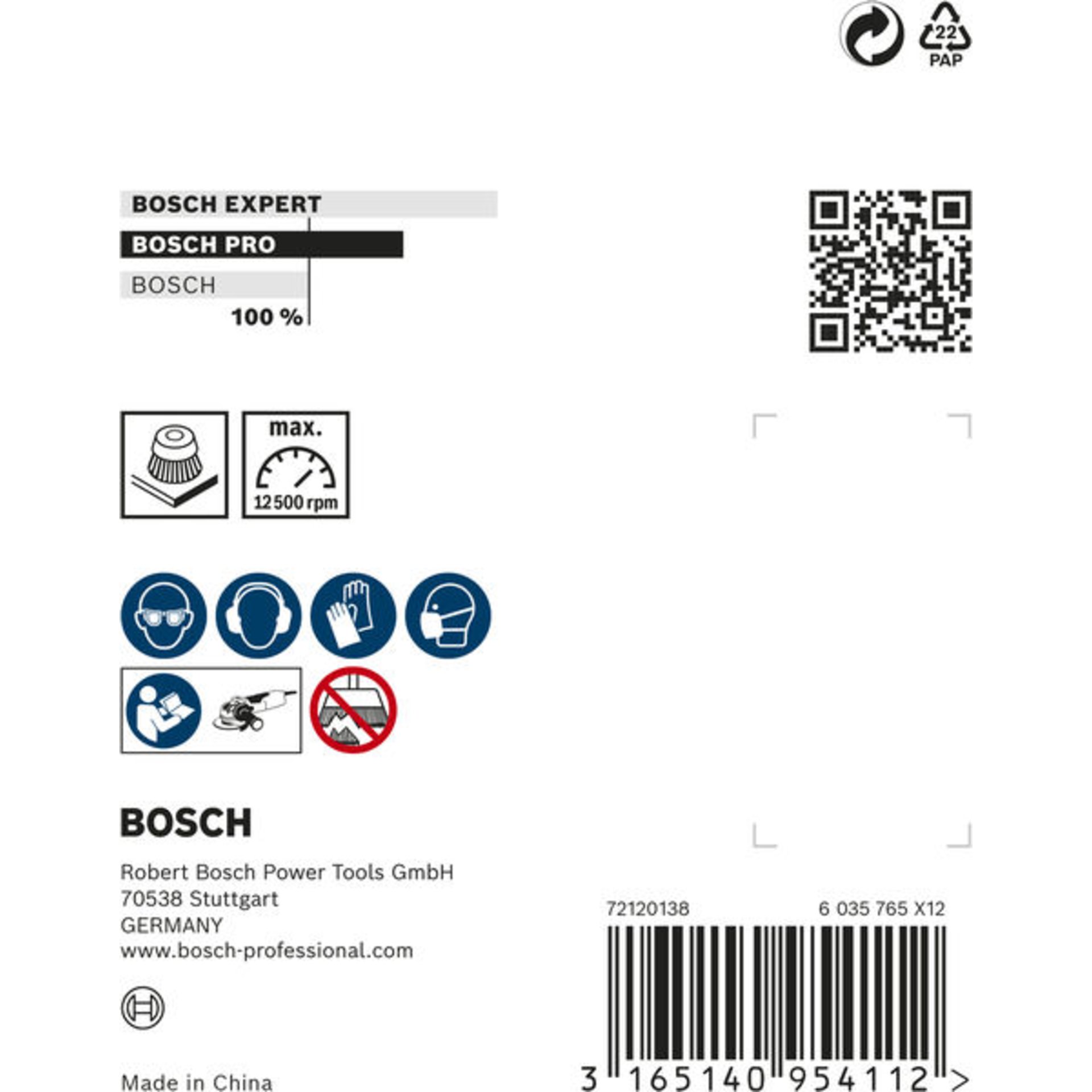 PRO Metal clean X-Lock Topfbürste, 75 x 0,3 mm